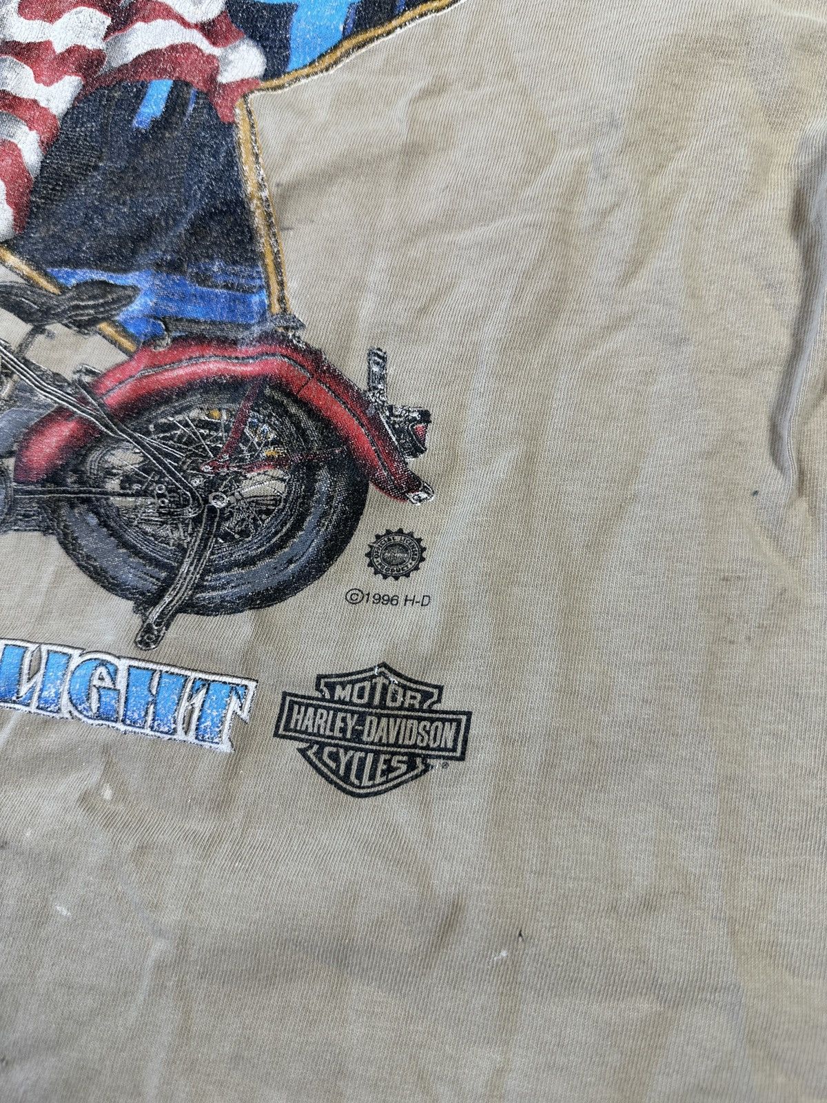 Harley Davidson Vintage Harley Davidson Dawn’s Early Light Logo 1995 Rare M Size US XL / EU 56 / 4 - 3 Thumbnail