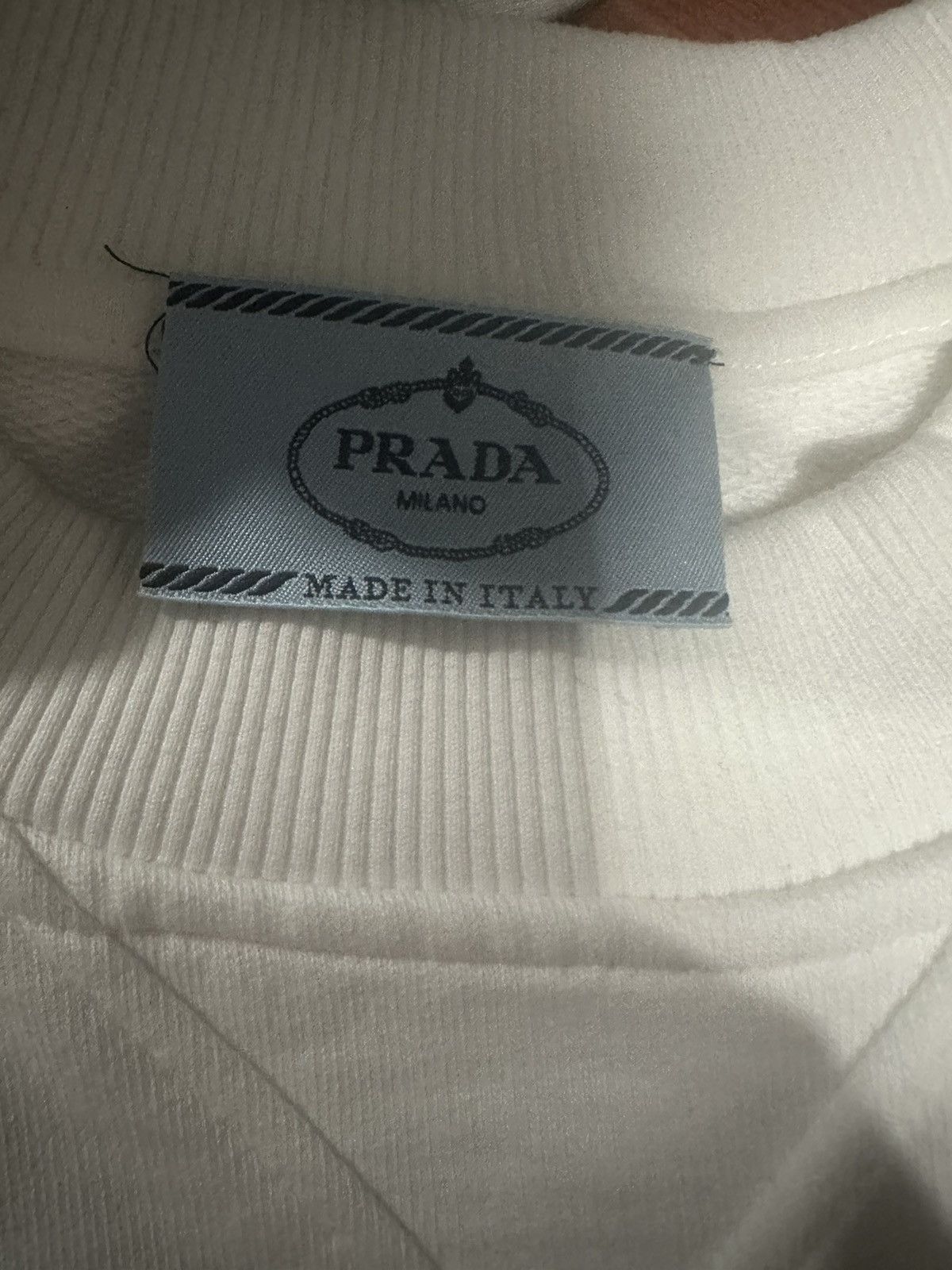 Prada PRADA MENS SWEATSHIRT CHENILLE Size US XL / EU 56 / 4 - 8 Thumbnail