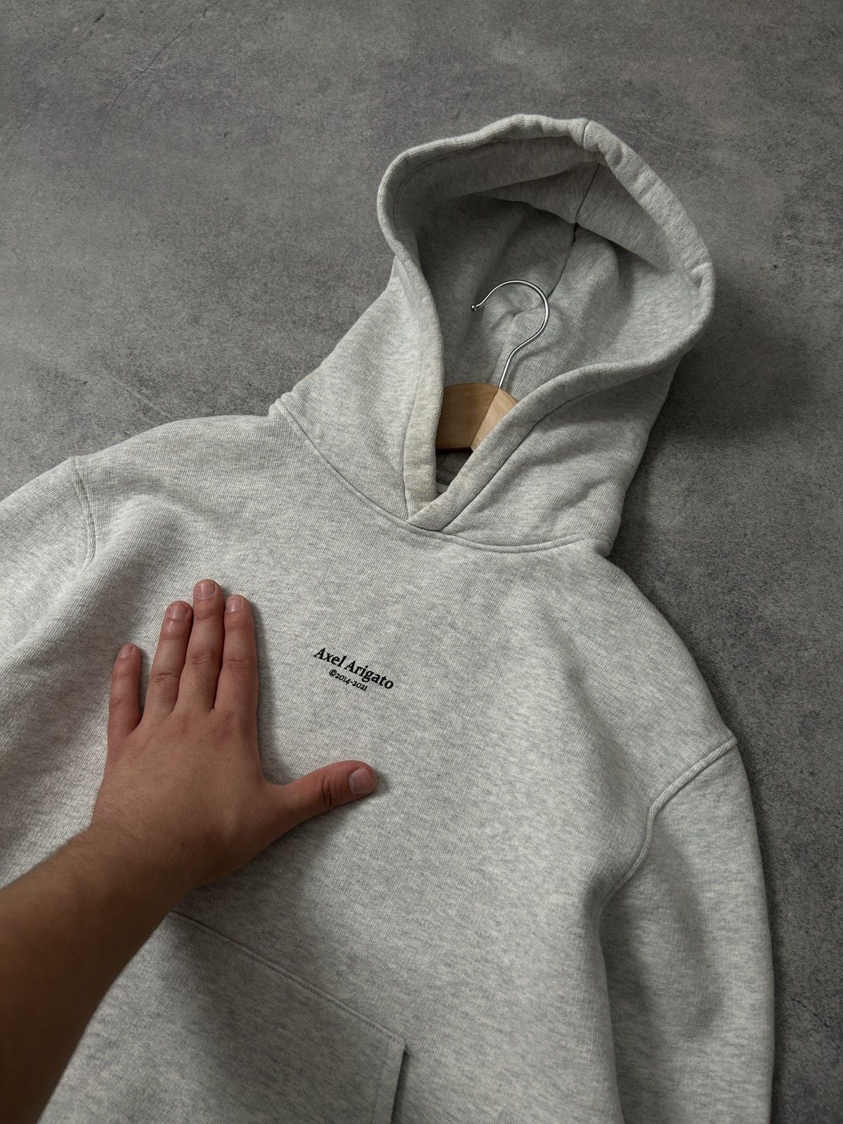 Axel Arigato Alex Arigato central logo grey hoodies womens Size M / US 6-8 / IT 42-44 - 2 Thumbnail