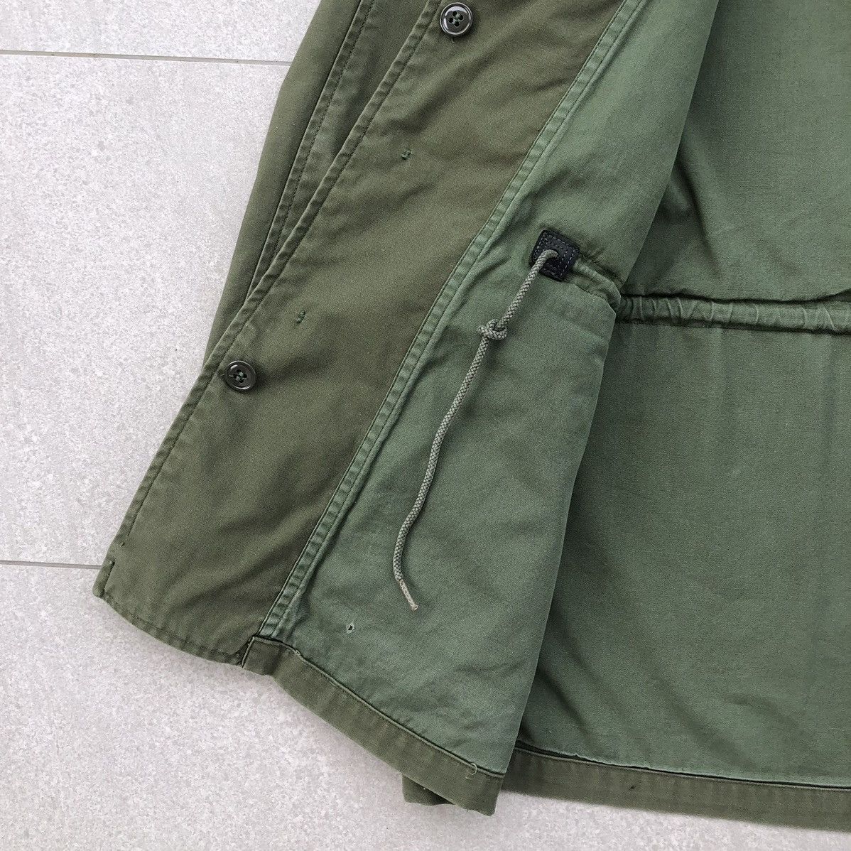 Vintage VTG Army USAF Field Jacket, Wind Resistant, Vietnam War 1966 Size US L / EU 52-54 / 3 - 10 Thumbnail