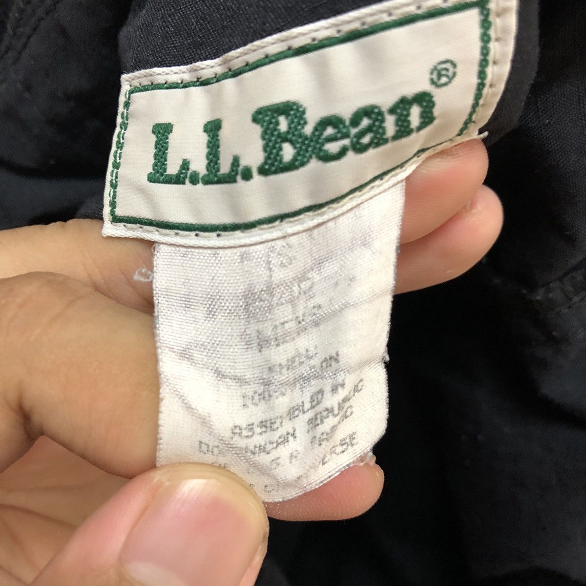L.L. Bean L.L Bean Black jogger Cargo Multipocket Pants #A722 Size US 29 - 20 Thumbnail