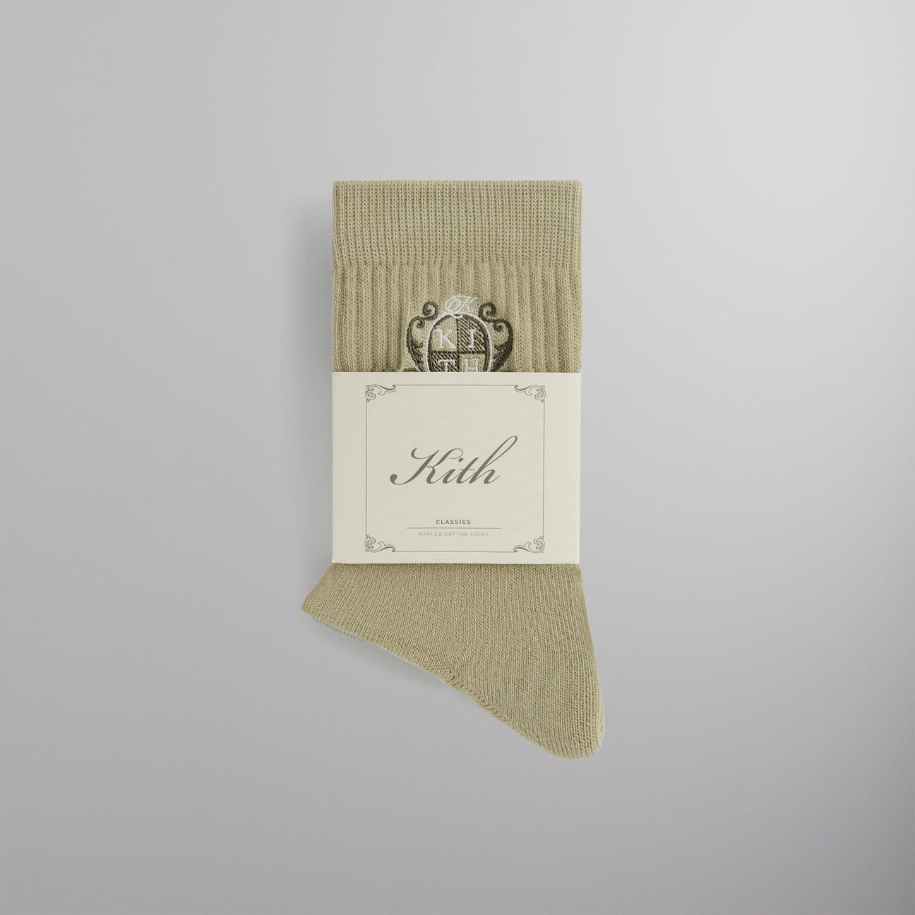 Kith Kith Crest Mid Crew Socks in Region SS24 One Size Brand New Size ONE SIZE - 2 Thumbnail