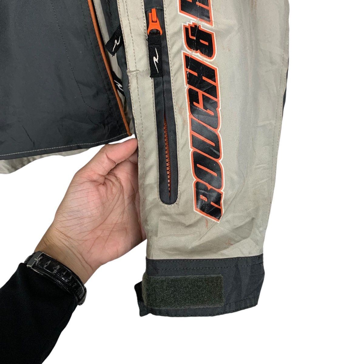 Japanese Brand Rough & Road Racing Motorcycle Riding Jacket Size US XL / EU 56 / 4 - 13 Thumbnail