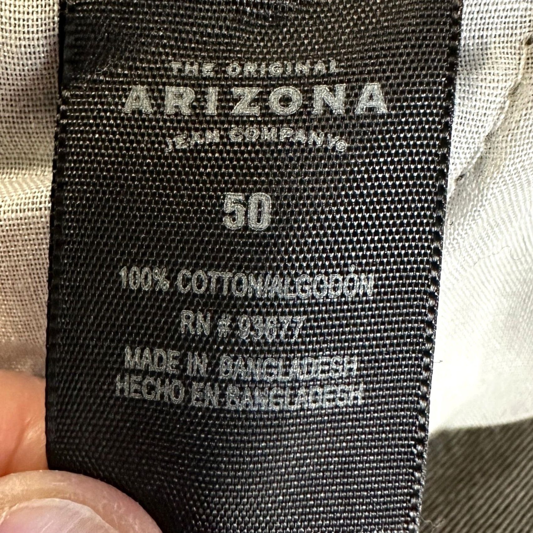 Vintage Arizona Jean Co. Mens Cargo Shorts 50 Big Tall Grey Flat Front Casual NEW Size US 34 / EU 50 - 5 Thumbnail