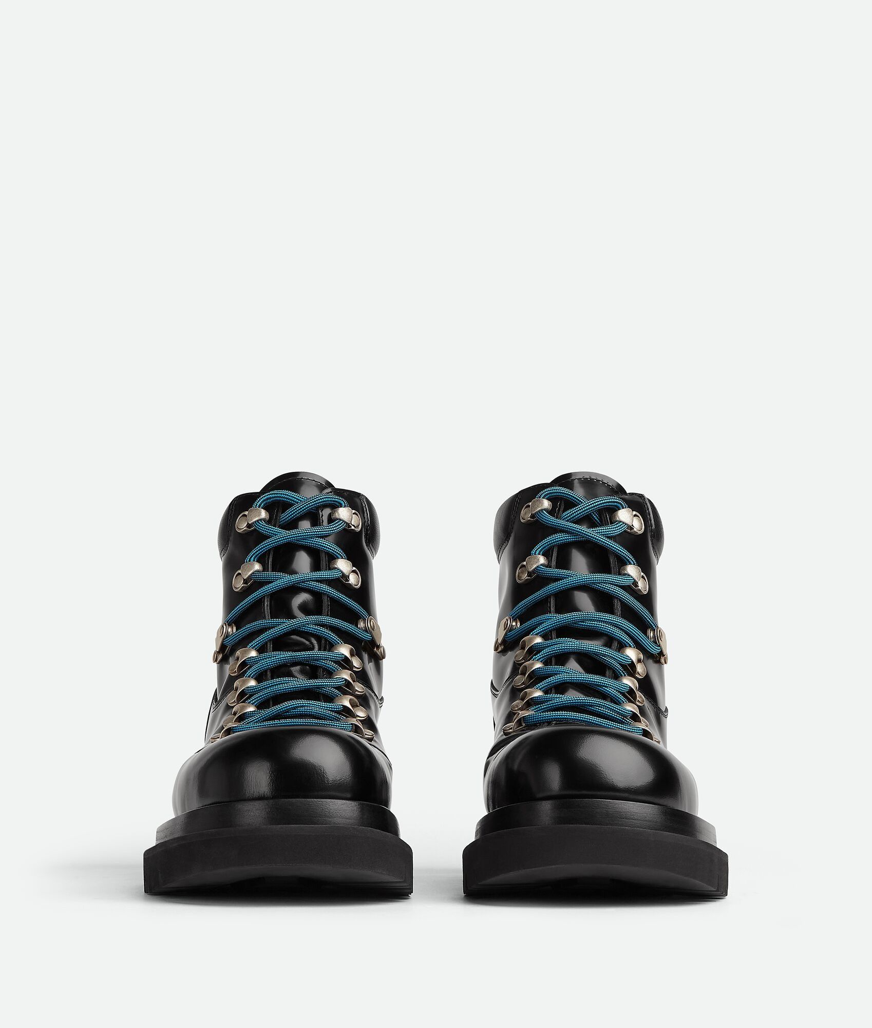Bottega Veneta o1n1vont0125 Lug Hiking Ankle Boots in Black Size US 10 / EU 43 - 2 Thumbnail