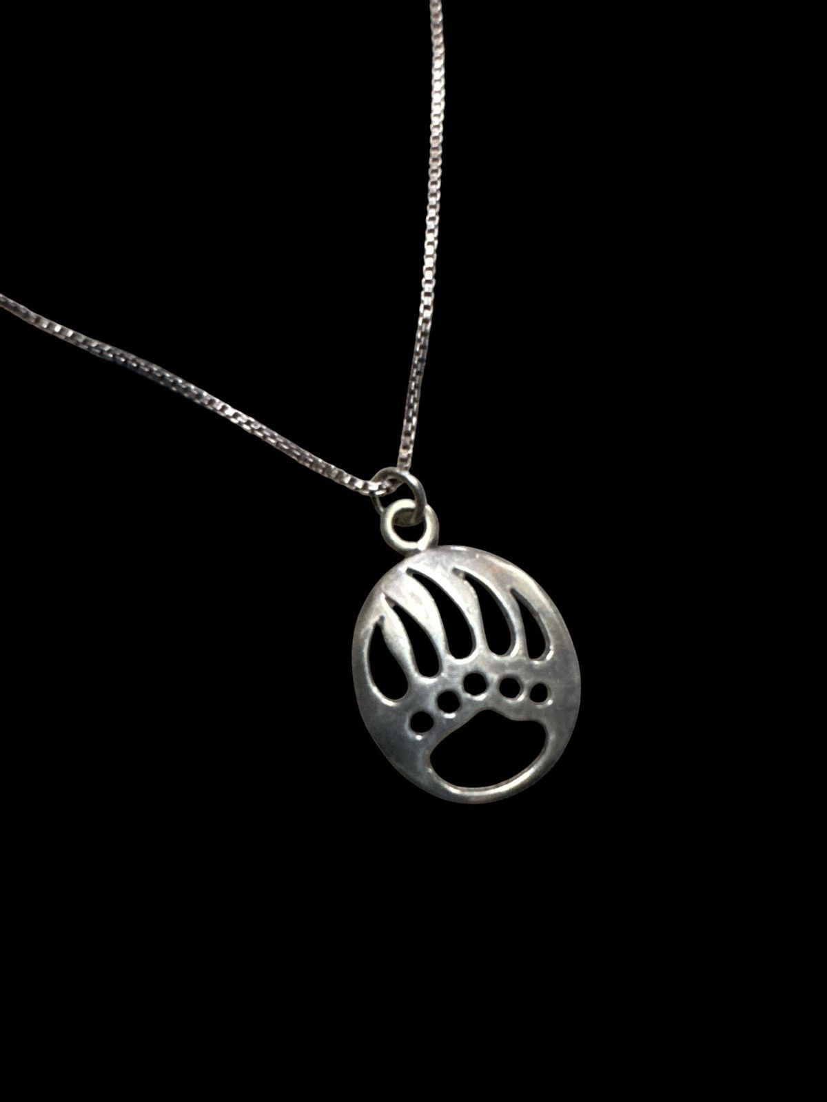 BEAR CLAW STERLING SILVER PENDANT JAPAN