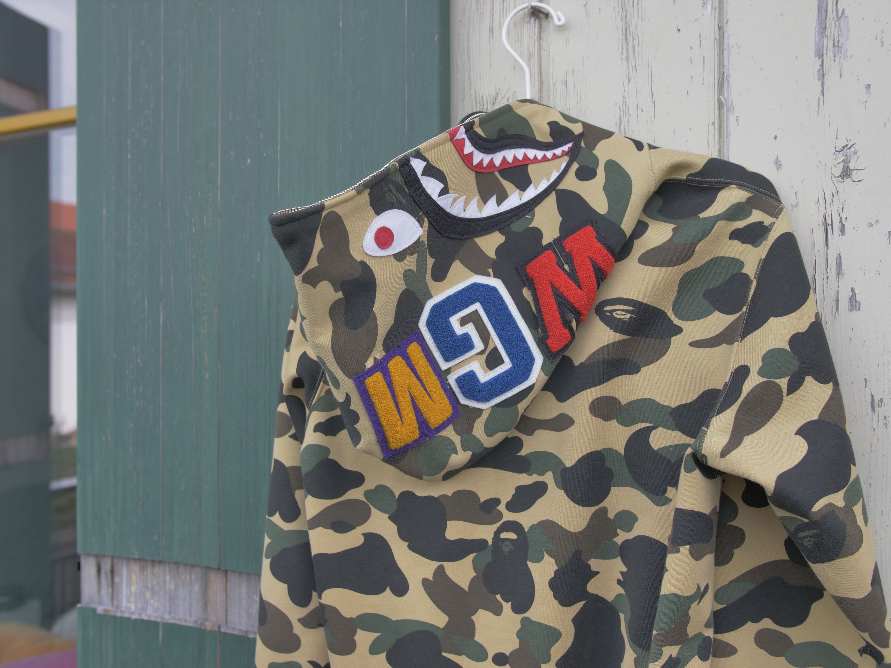 Bape 1st Camo Windstopper Shark Full Zip Hoodie Size US M / EU 48-50 / 2 - 4 Thumbnail