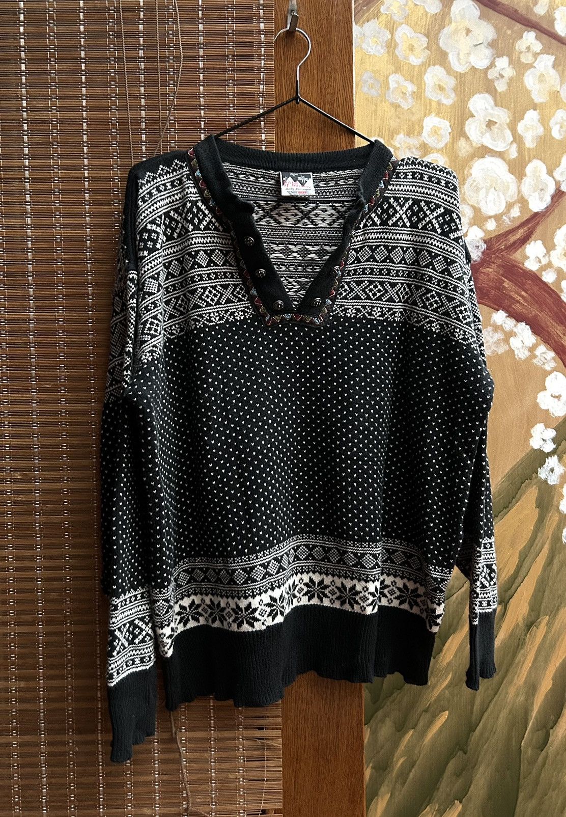 Dale Of Norway 80s Dale Of Norway Nordic Knit Cotton Ski Sweater Size M Size US M / EU 48-50 / 2 - 1 Thumbnail