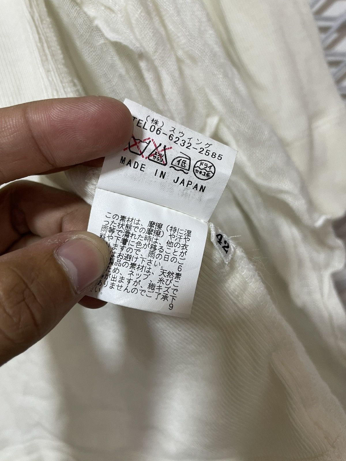 Issey Miyake crazy grunge mesh open knit cardigan svinsving japan Size US M / EU 48-50 / 2 - 8 Thumbnail