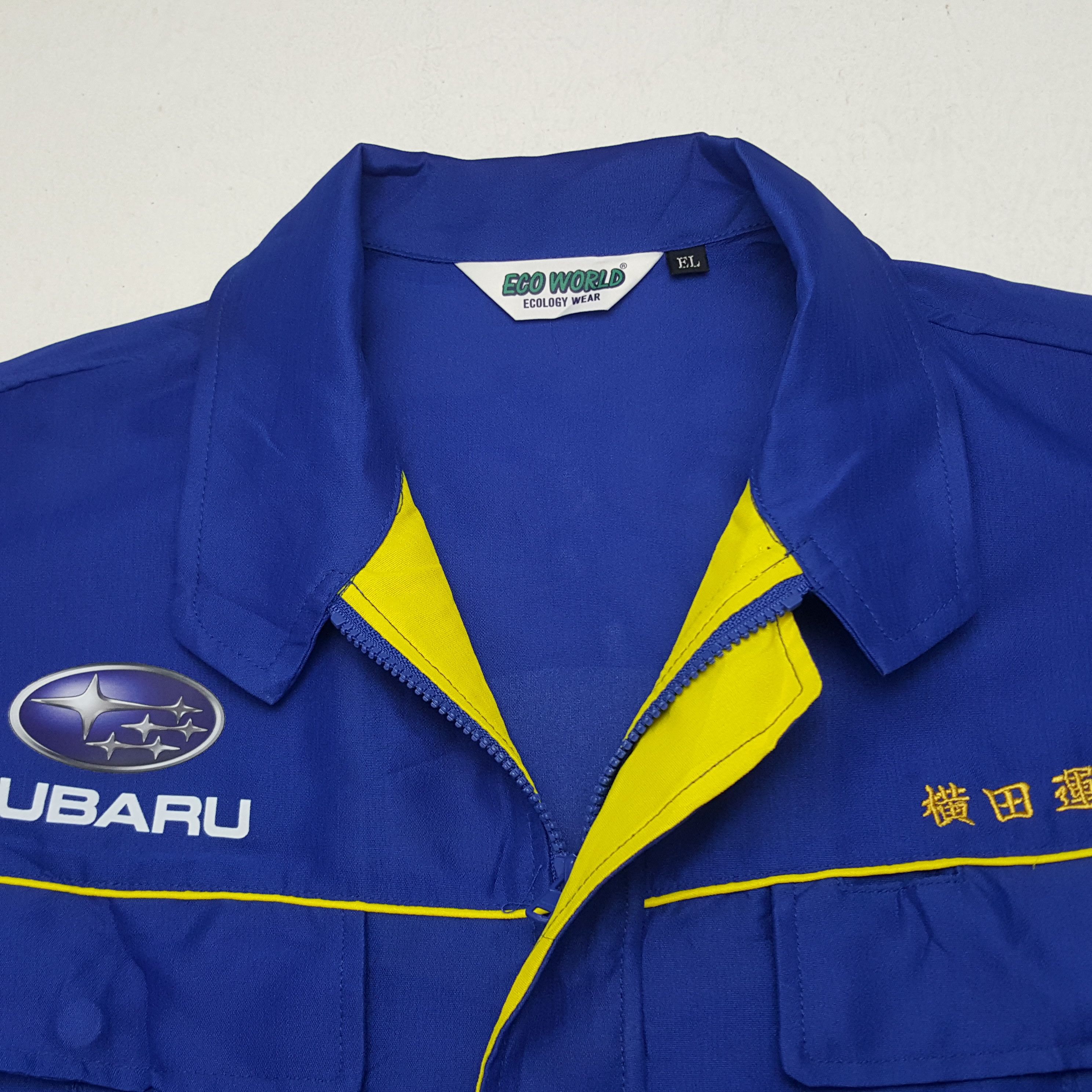 Japanese Brand × Vintage Vintage Subaru Racing Custom Art Logo Sport Worker Jacket Size US XXL / EU 58 / 5 - 5 Thumbnail
