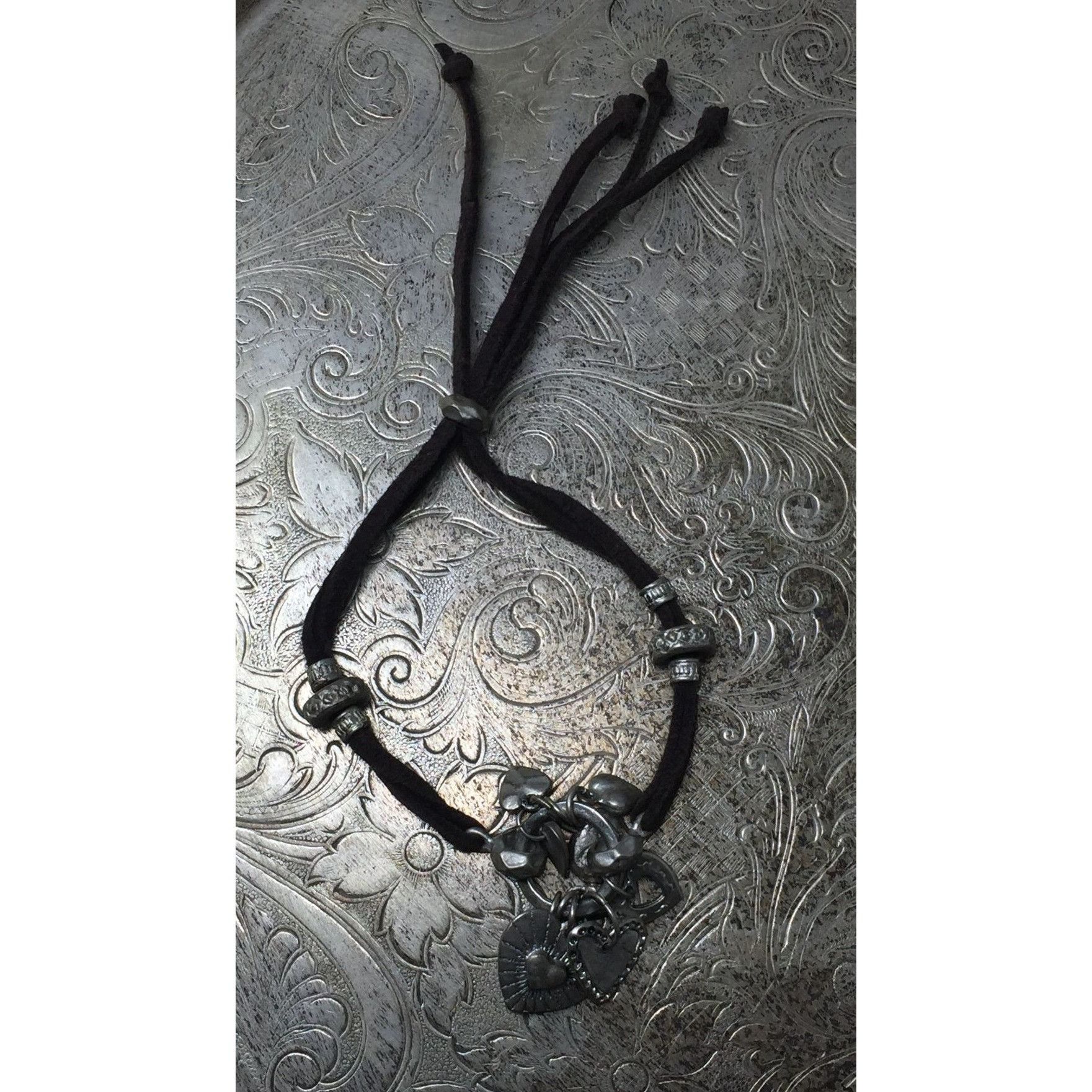 Other Adjustable Women's Bracelet with Heart Charms on it Size ONE SIZE - 1 Thumbnail