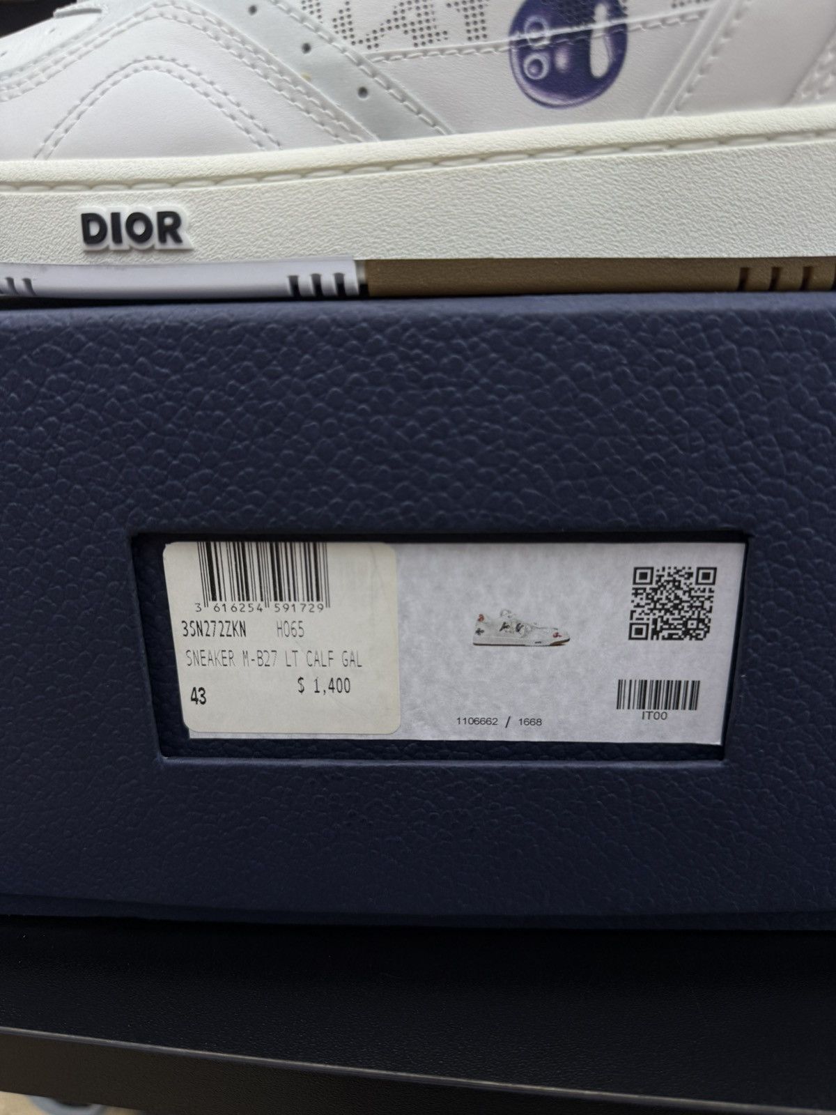 Dior Dior x Kenny Scharf B27 Low Top Sneakers 43EUS/10US NEW Size US 10 / EU 43 - 21 Thumbnail
