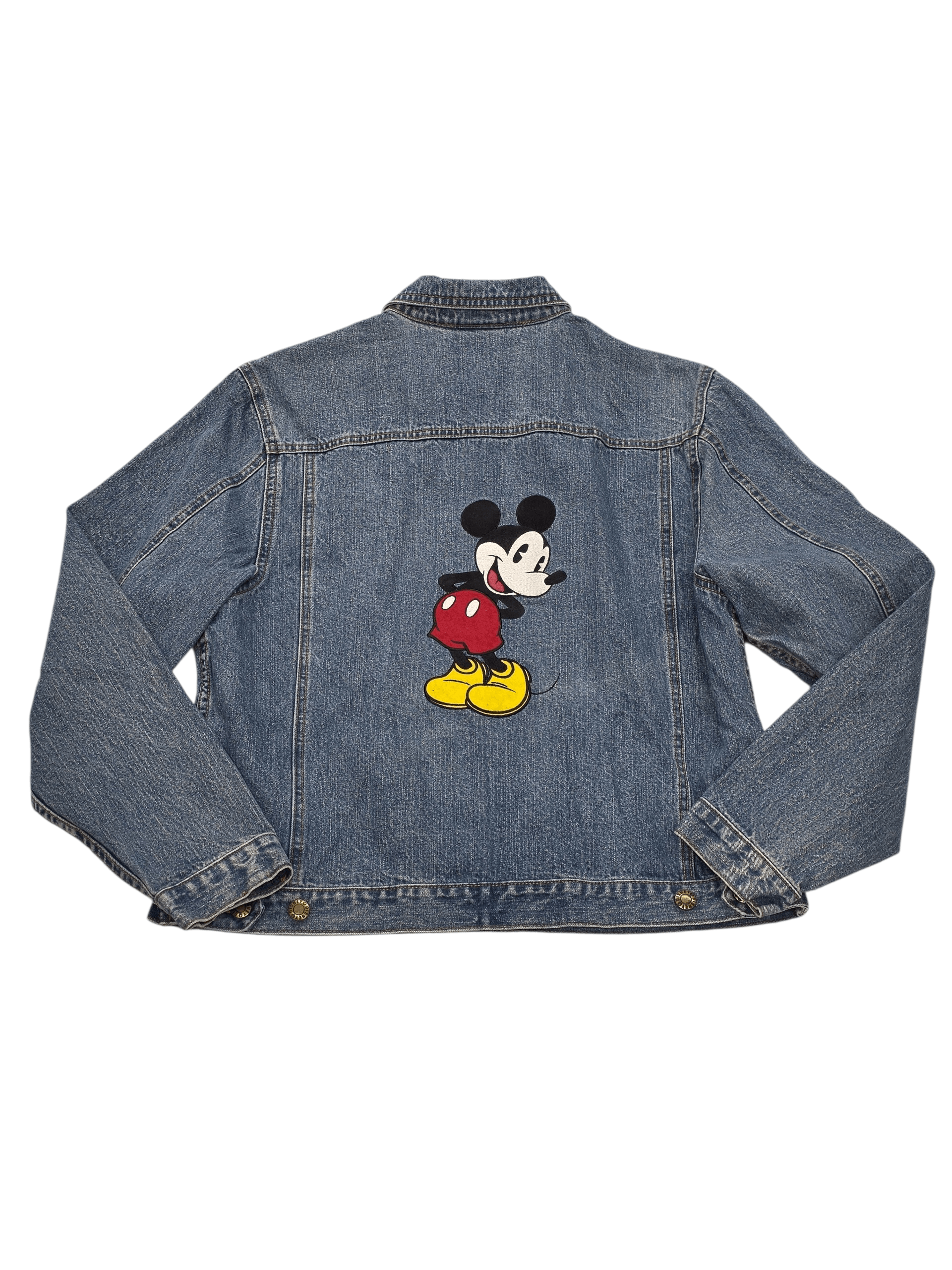 Disney Women's Disney Denim Jacket Mickey Mouse Size Large Size L / US 10 / IT 46 - 3 Thumbnail