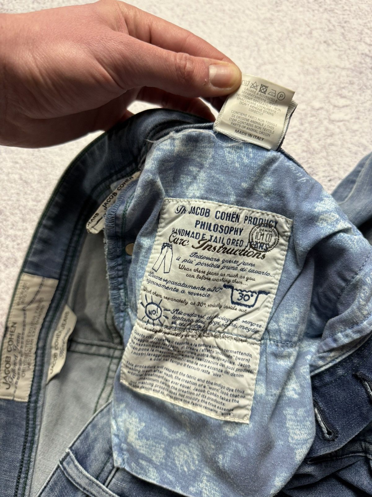 Jacob Cohen Jacob Cohen Jeans Italian Designer Handmade Denim Pants Rare Size US 36 / EU 52 - 19 Thumbnail