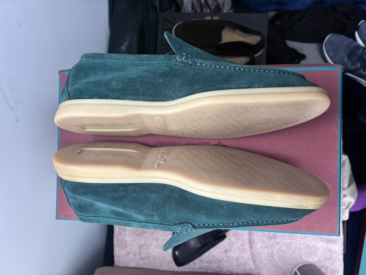 Loro Piana Loro Piana teal green summer walk uk 6.5 eu 40.5 Size US 7.5 / EU 40-41 - 3 Thumbnail