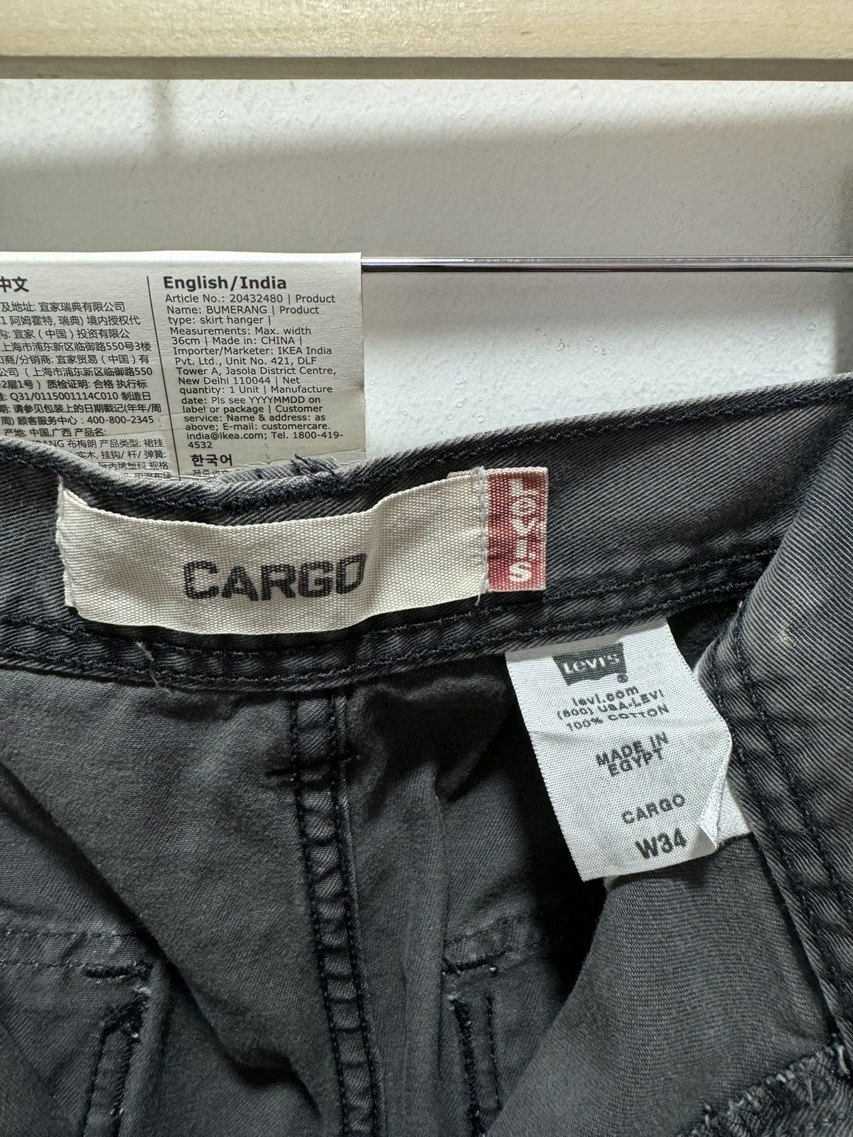 Levi's × Levi's Vintage Clothing × Vintage VINTAGE LEVIS CARGO SHORT PANTS Size US 34 / EU 50 - 10 Thumbnail