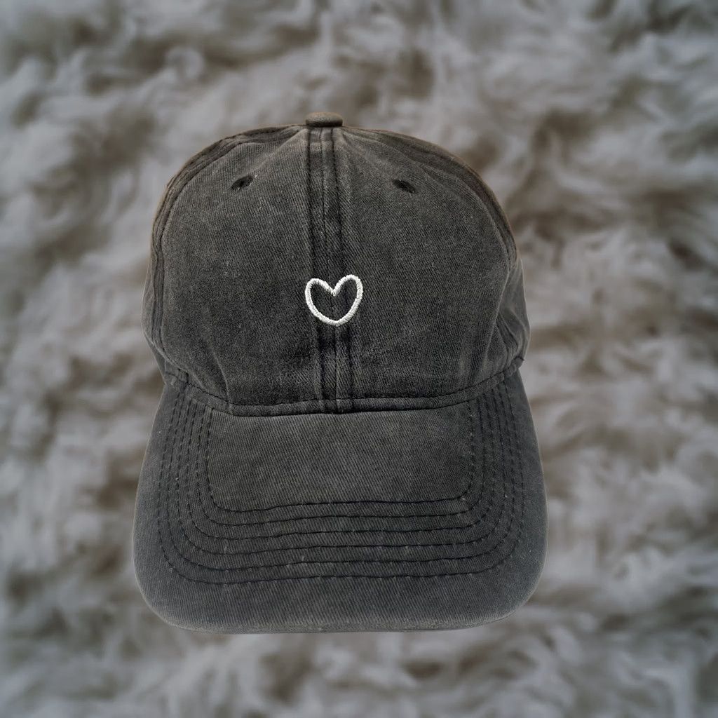 Vintage Unknown Embroidered Adjustable Baseball Hat Cap Solid Faded Black Cotton Cap Unisex Adults StrapBack Mens Womens Hat Size ONE SIZE - 1 Thumbnail