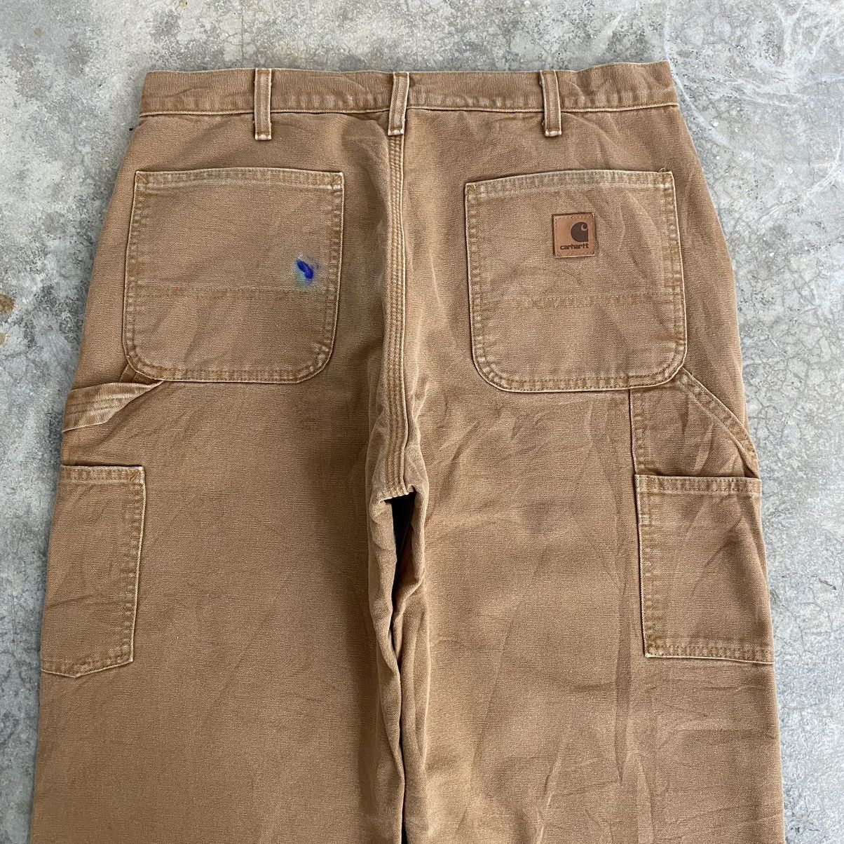 Carhartt Vintage Carhartt Blanket Lined Tan Carpenter Work Pants Size US 34 / EU 50 - 21 Thumbnail