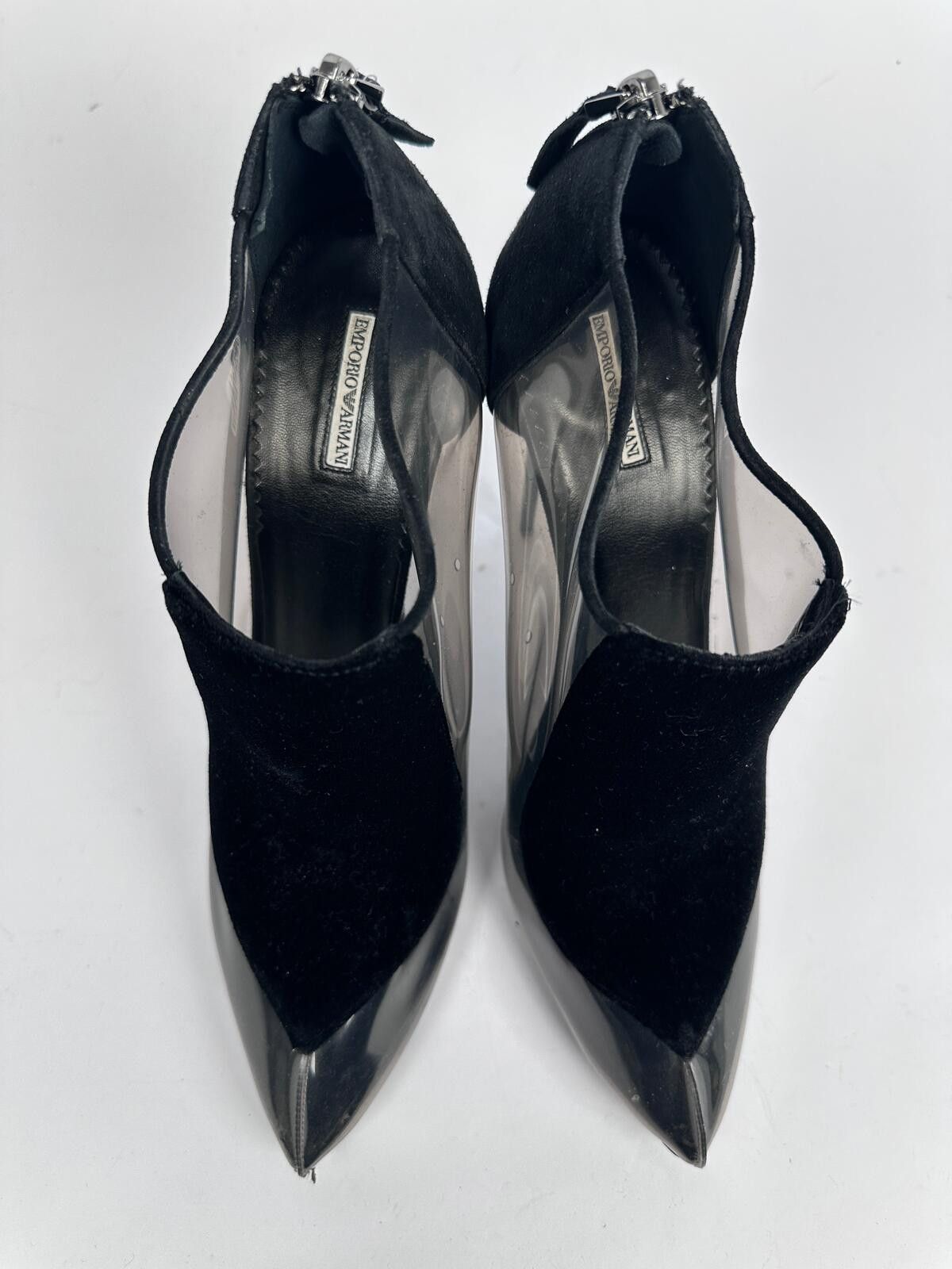 Emporio Armani Emporio Armani PVC Detail Heels Size US 10 / IT 40 - 5 Thumbnail