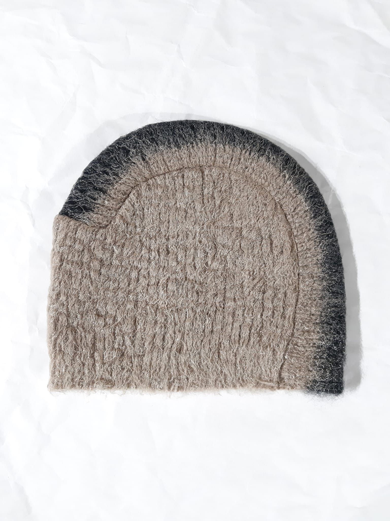 PRADA ニット帽　FW 2007 コレクション Prada Mohair Mohawk Beanie Hat FW 2007 Runway | Grailed