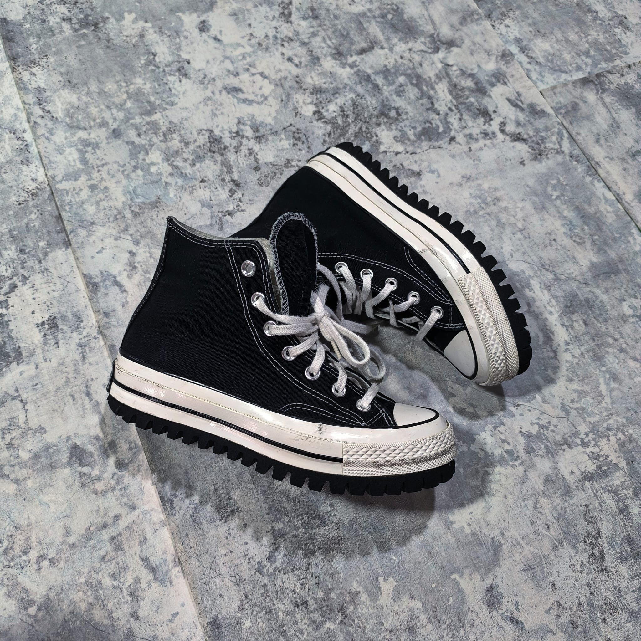converse chuck 70 trek platform chunky hi top sneakers