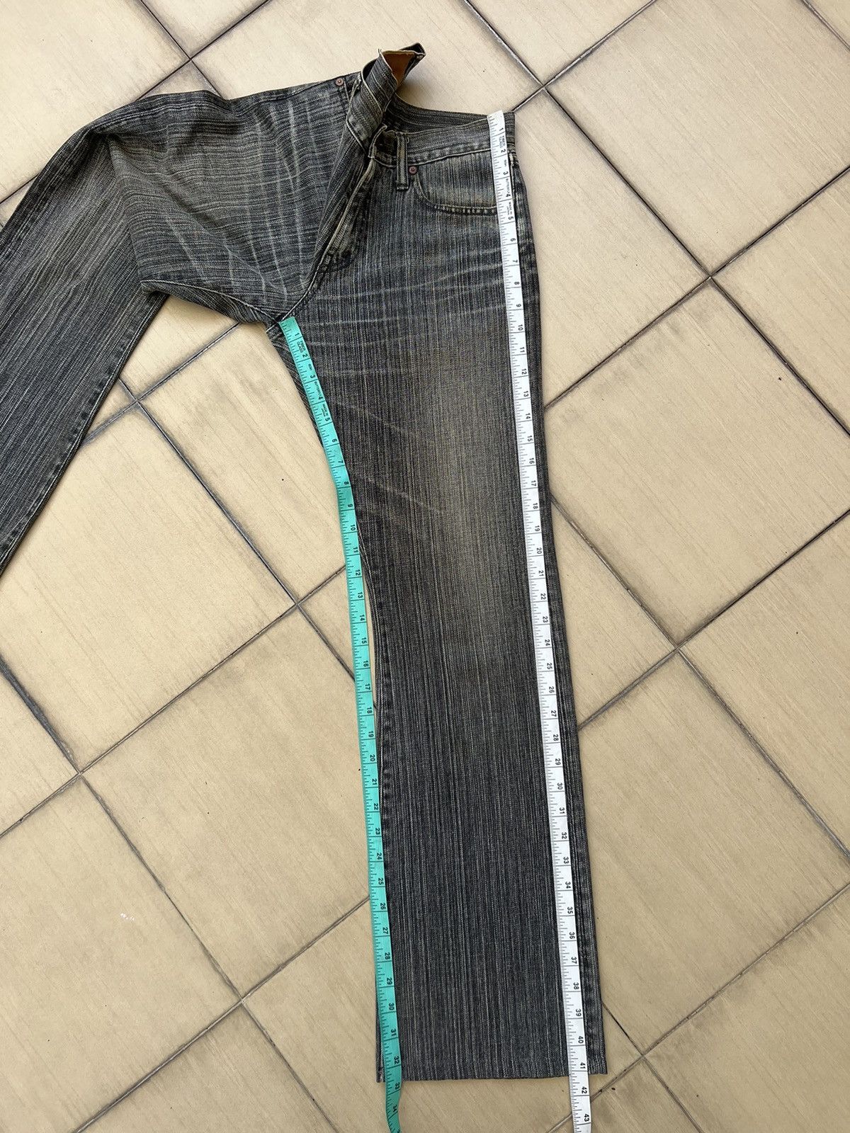 Paul Smith Vintage Paul Smith Red Ear Fade Black Denim Bootcut Jeans Size US 30 / EU 46 - 5 Thumbnail