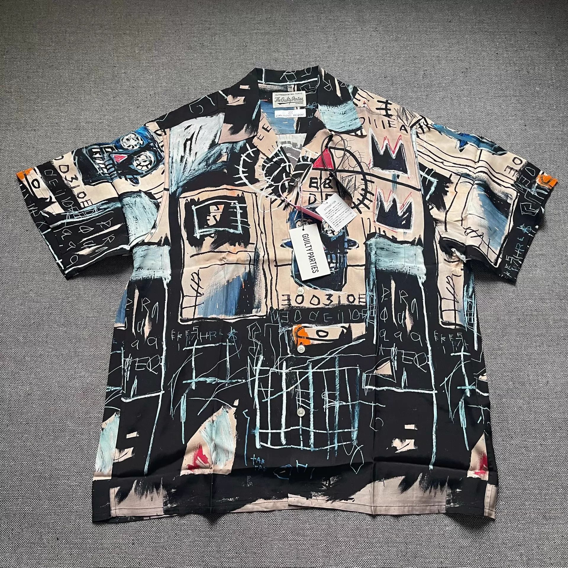 Wacko Maria Wacko Maria x Basquiat Short Sleeve Hawaiian Shirt Size US L / EU 52-54 / 3 - 1 Thumbnail