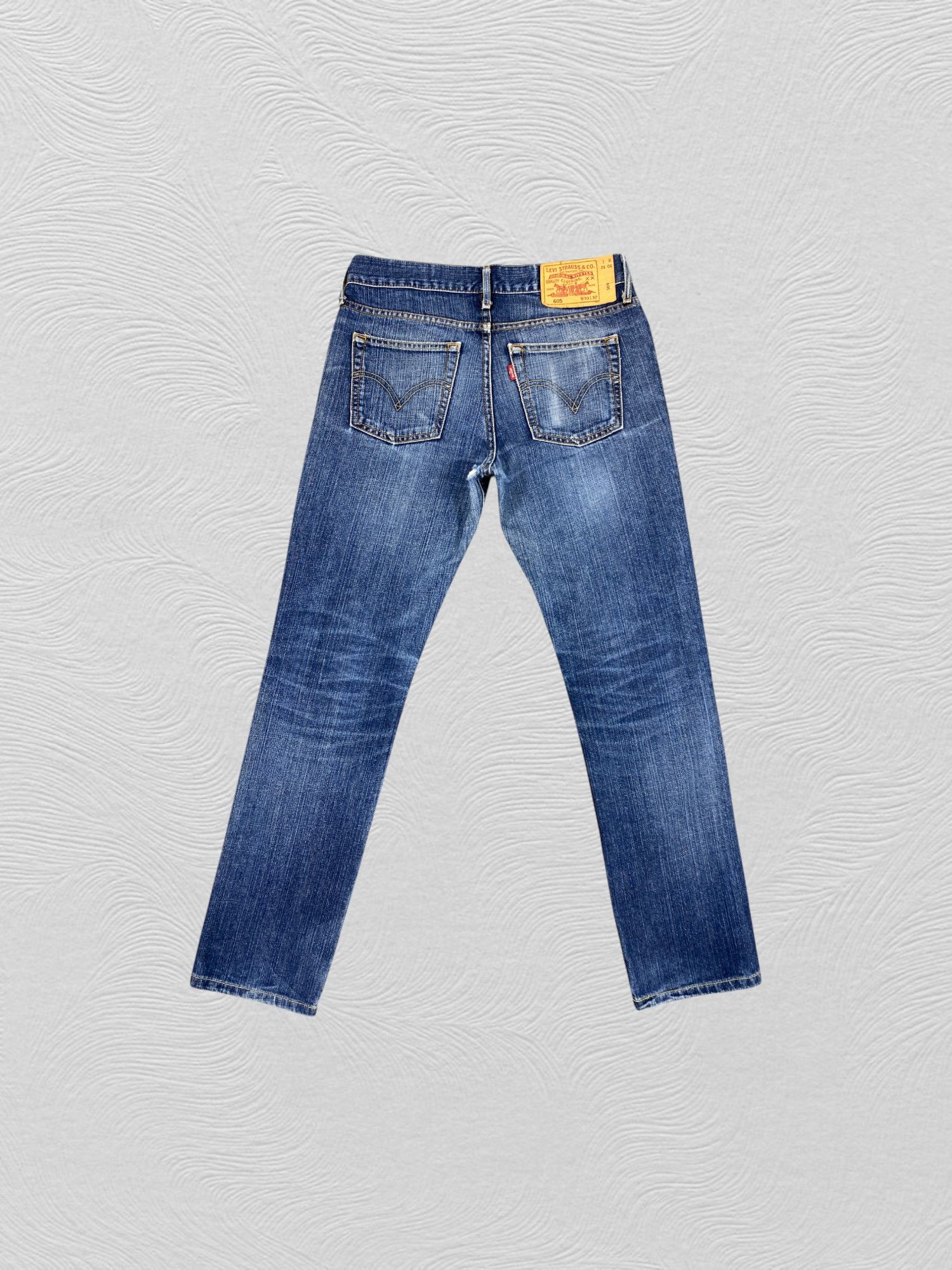 Levi's Blue Vintage Levi's 605 Distressed Denim 31 x 29 -JN665 Size US 31 - 2 Thumbnail