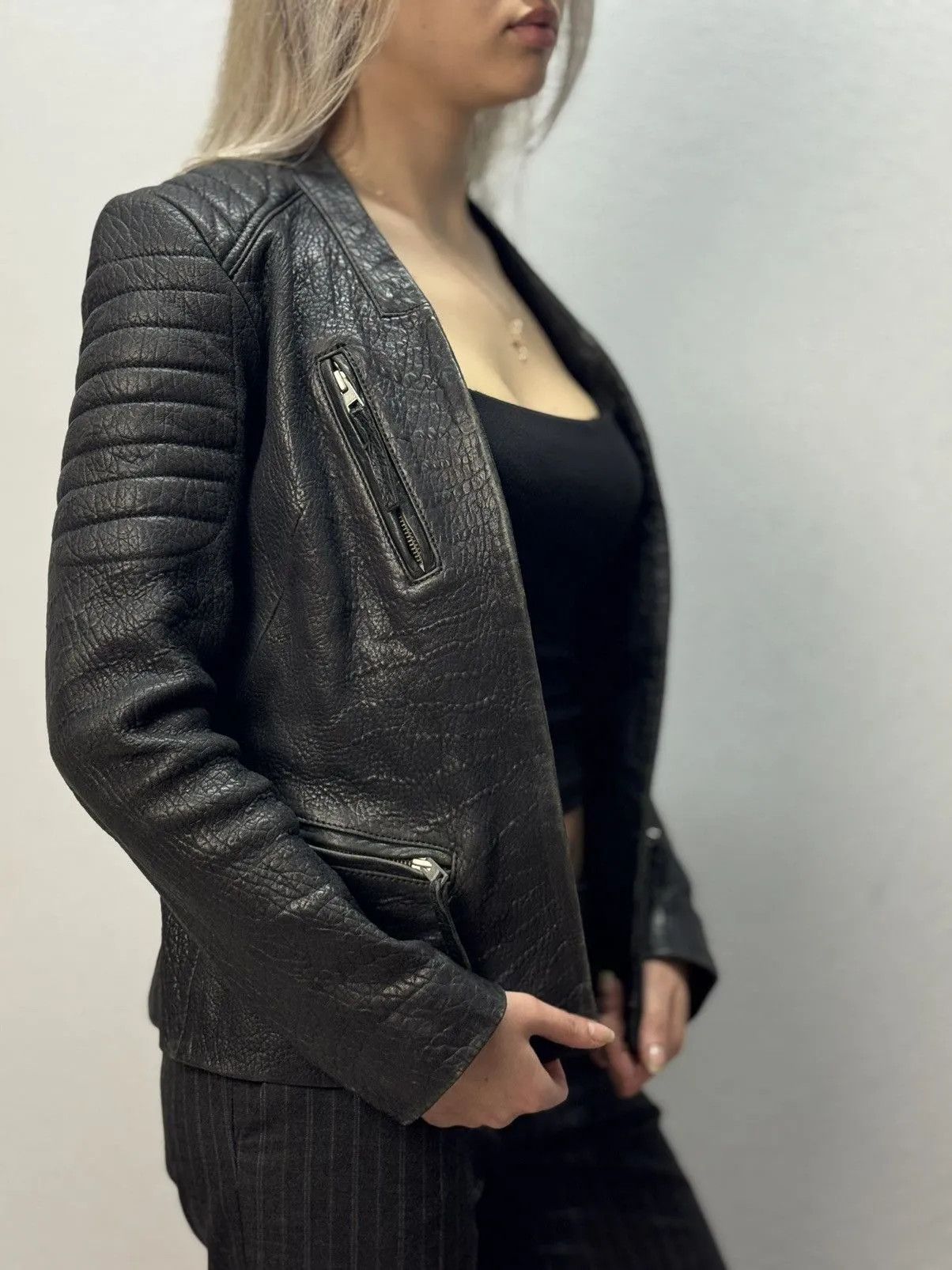 Allsaints Vintage Allsaints Leather Jacket Opium Rick Owen’s Style 90 Size M / US 6-8 / IT 42-44 - 6 Thumbnail