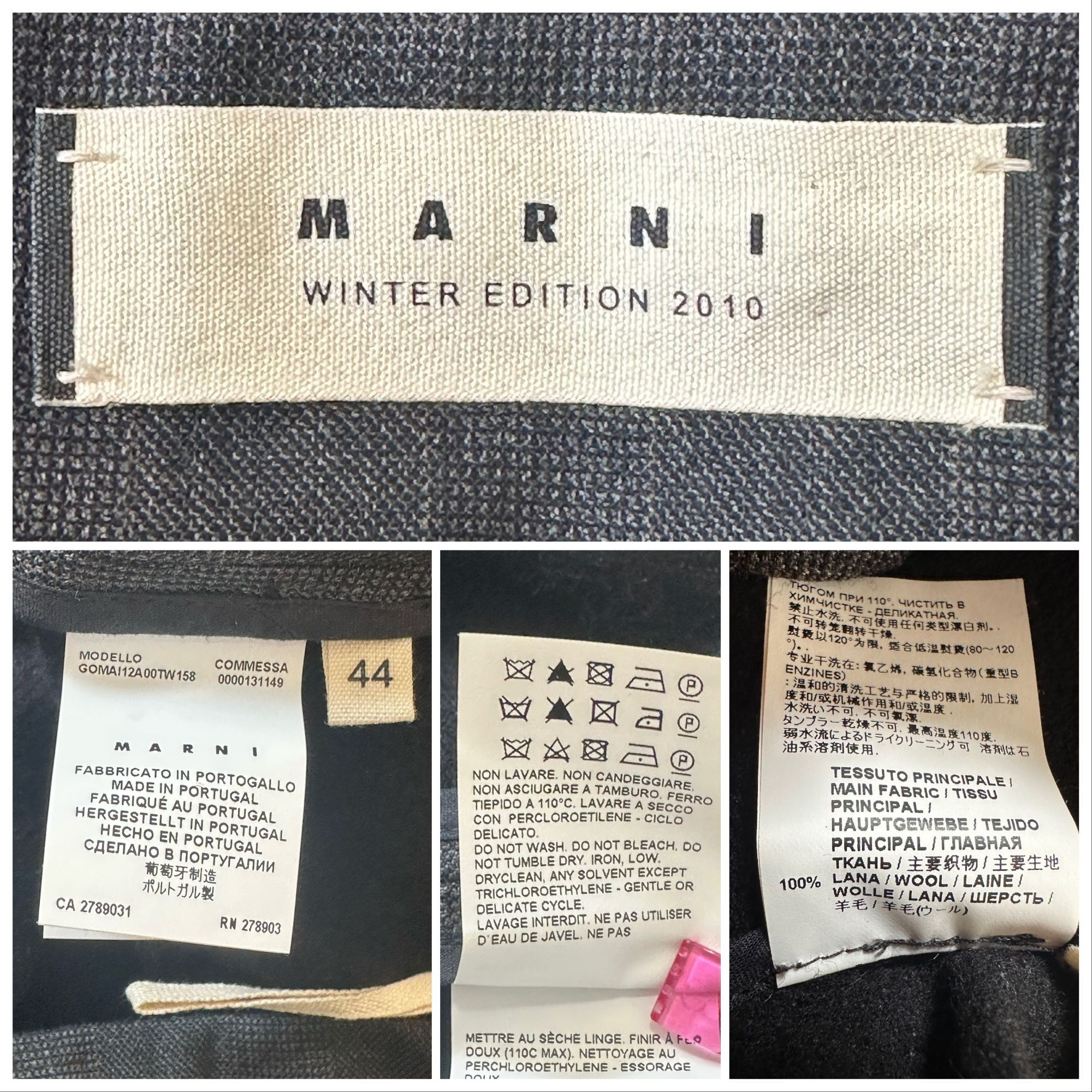 Marni Marni Wool Pleated Skirt w/ Cargo Pockets Sz 44 Size 30" / US 8 / IT 44 - 5 Thumbnail