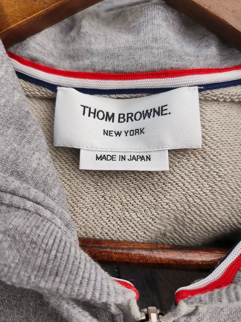 Thom Browne Thom Browne size0 Classic four stripe hoodie jacket Size US XS / EU 42 / 0 - 3 Thumbnail