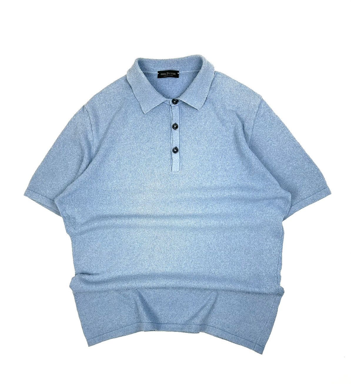 Philipp Plein rare Phil Petter Austrian Luxury Polo Shirt Blue Tee Size M Size US M / EU 48-50 / 2 - 1 Thumbnail