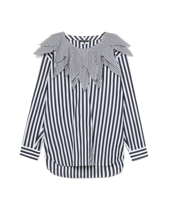 Comme des Garcons × Comme des Garcons Homme Plus Comme des Garcons Homme Plus Zig Zag Collar Stripe Shirt M Size US M / EU 48-50 / 2 - 20 Thumbnail