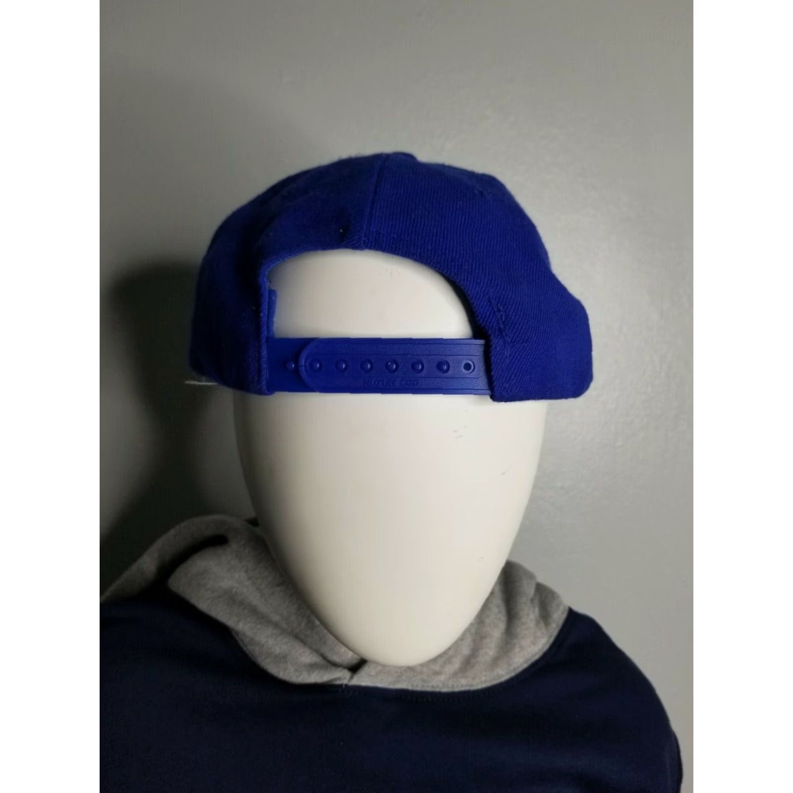 Vintage Vintage 49 ADOS Embroidered Dad Cap Trucker Hat Wool Blend Blue Adjustable Snapback 1980s Size ONE SIZE - 3 Thumbnail