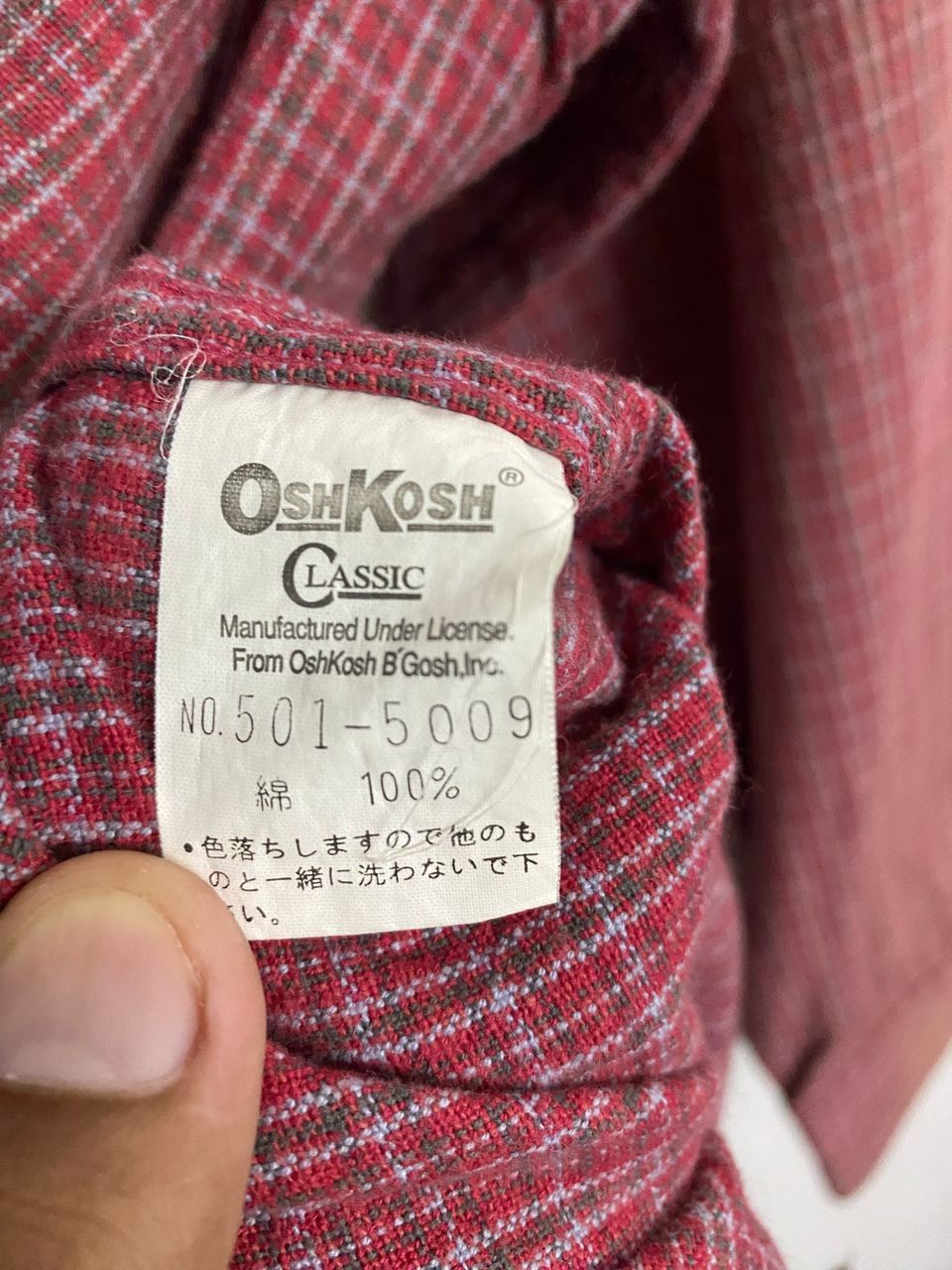 Oshkosh Vintage Oshkosh Checkered Flanel Button Ups Size US M / EU 48-50 / 2 - 7 Thumbnail