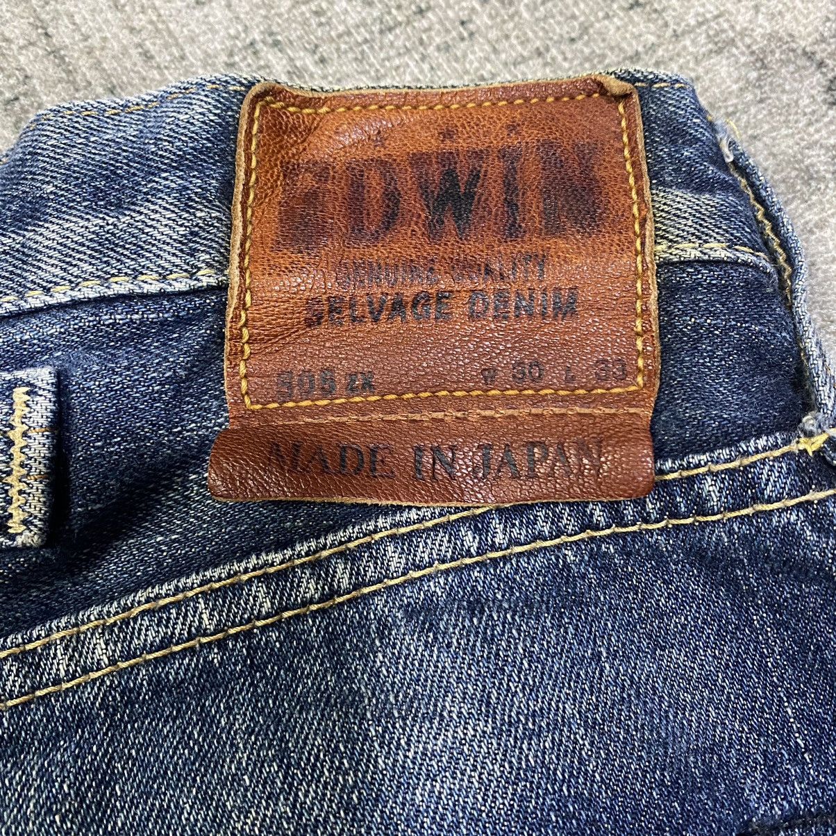 Edwin × Jean Edwin 505 Selvage Denim Distressed Jeans Size US 30 / EU 46 - 15 Thumbnail