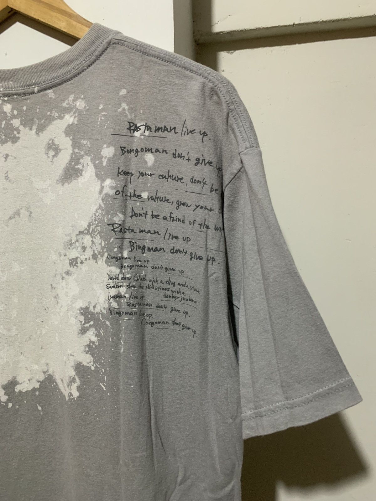 Japanese Brand Japanese Afflict Reformer Skull Poem Tie Dye Tee Shirt Size US XL / EU 56 / 4 - 11 Thumbnail