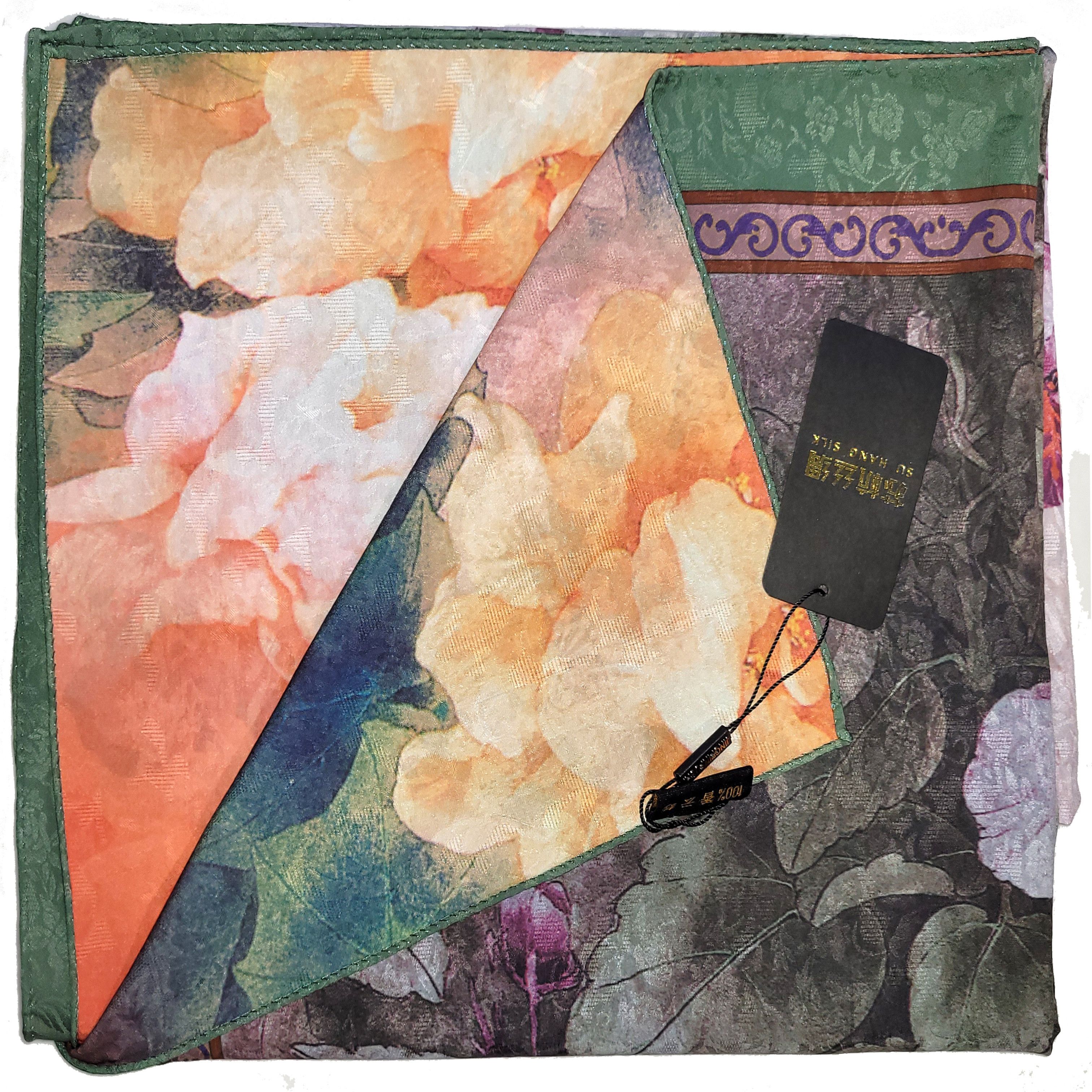 Other NWT Double-Sided Silk Scarf 27"x70" Long Rectangle Wrap 3336 Size ONE SIZE - 8 Thumbnail