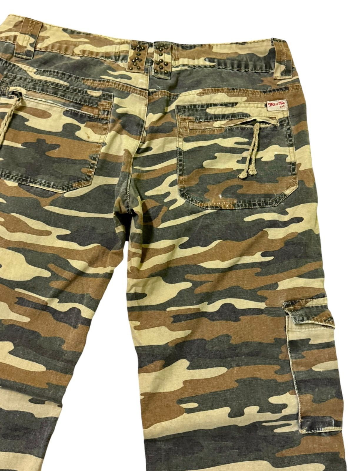 Hysteric Glamour Cargo MISS ME Studded multipocket Low Rise Camo Pants Size US 32 / EU 48 - 12 Thumbnail
