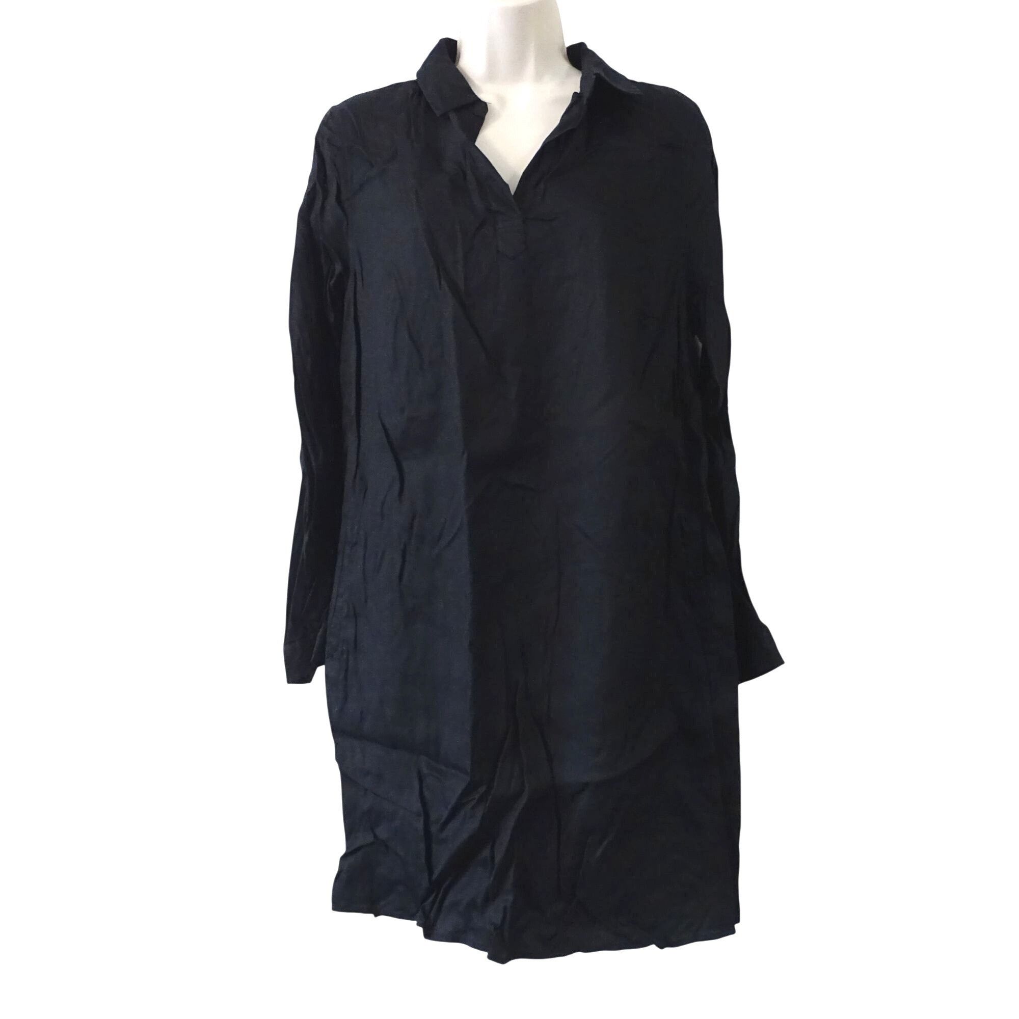 Other Time And Tru Black Popover Shirt Dress Women Size M 8-10 Size M / US 6-8 / IT 42-44 - 1 Thumbnail