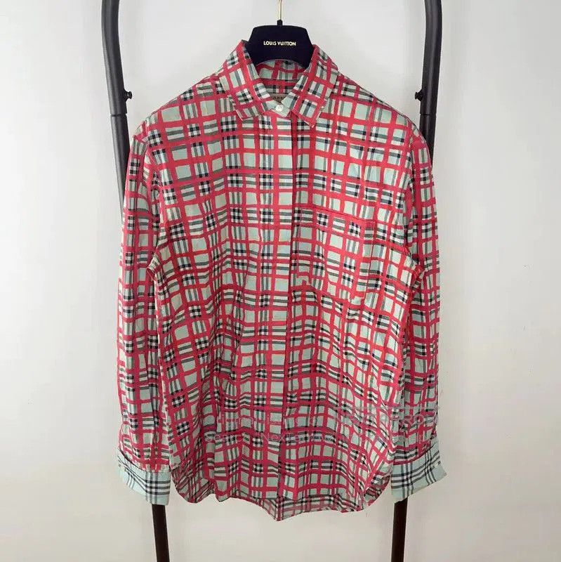Burberry Burberry Multi-Color Cotton Men's Shirt. Size US XL / EU 56 / 4 - 1 Thumbnail