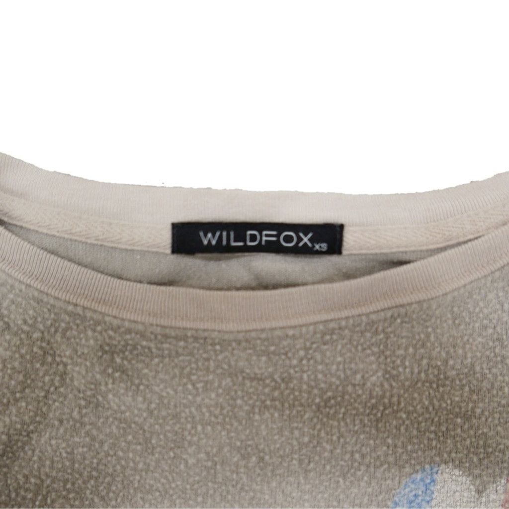 Wildfox Wildfox French Oui Soft Crewneck Long Sleeve Sweater Size XS / US 0-2 / IT 36-38 - 5 Thumbnail