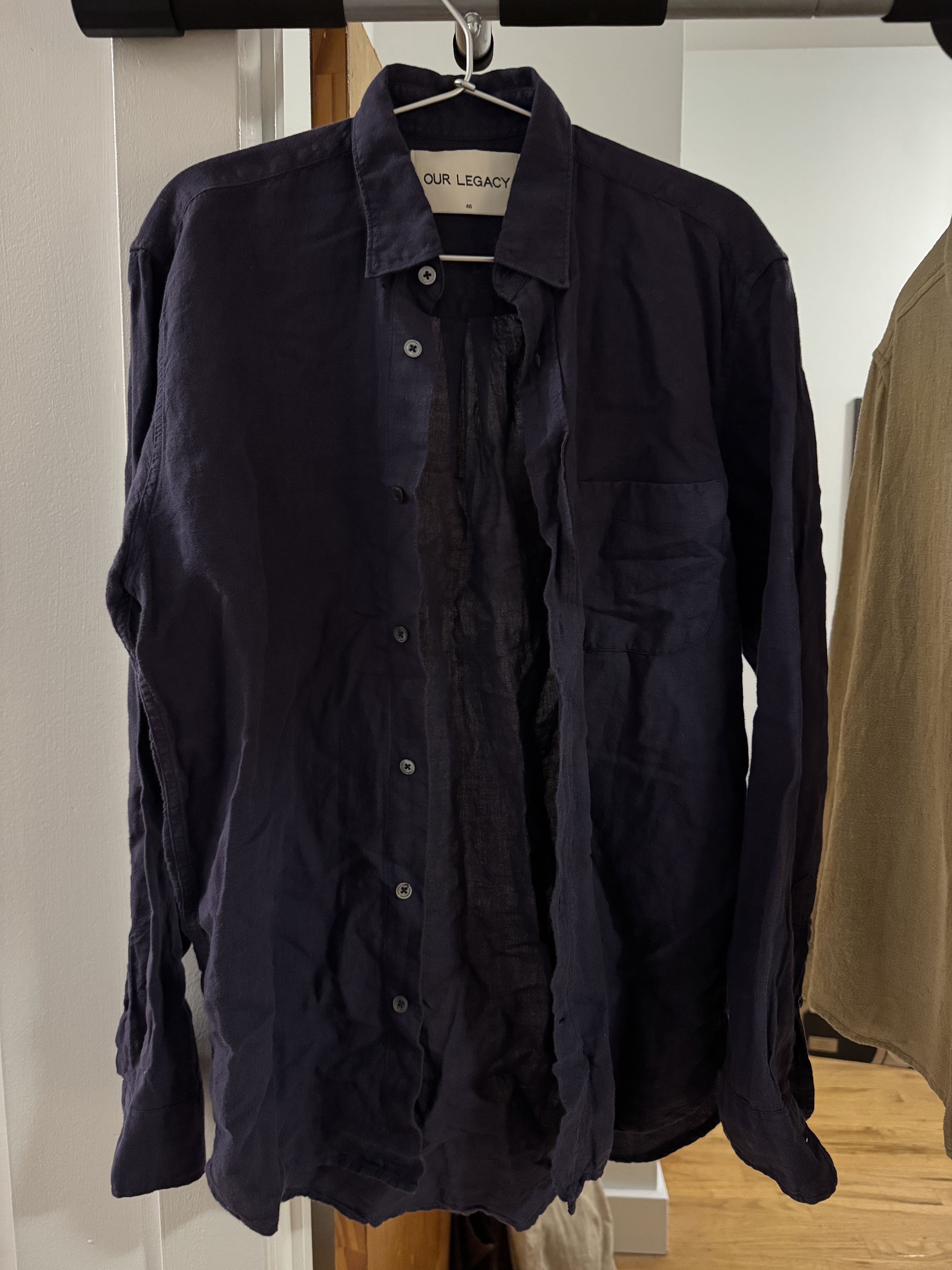 Our Legacy Our Legacy Purple Button Up Size US S / EU 44-46 / 1 - 1 Thumbnail