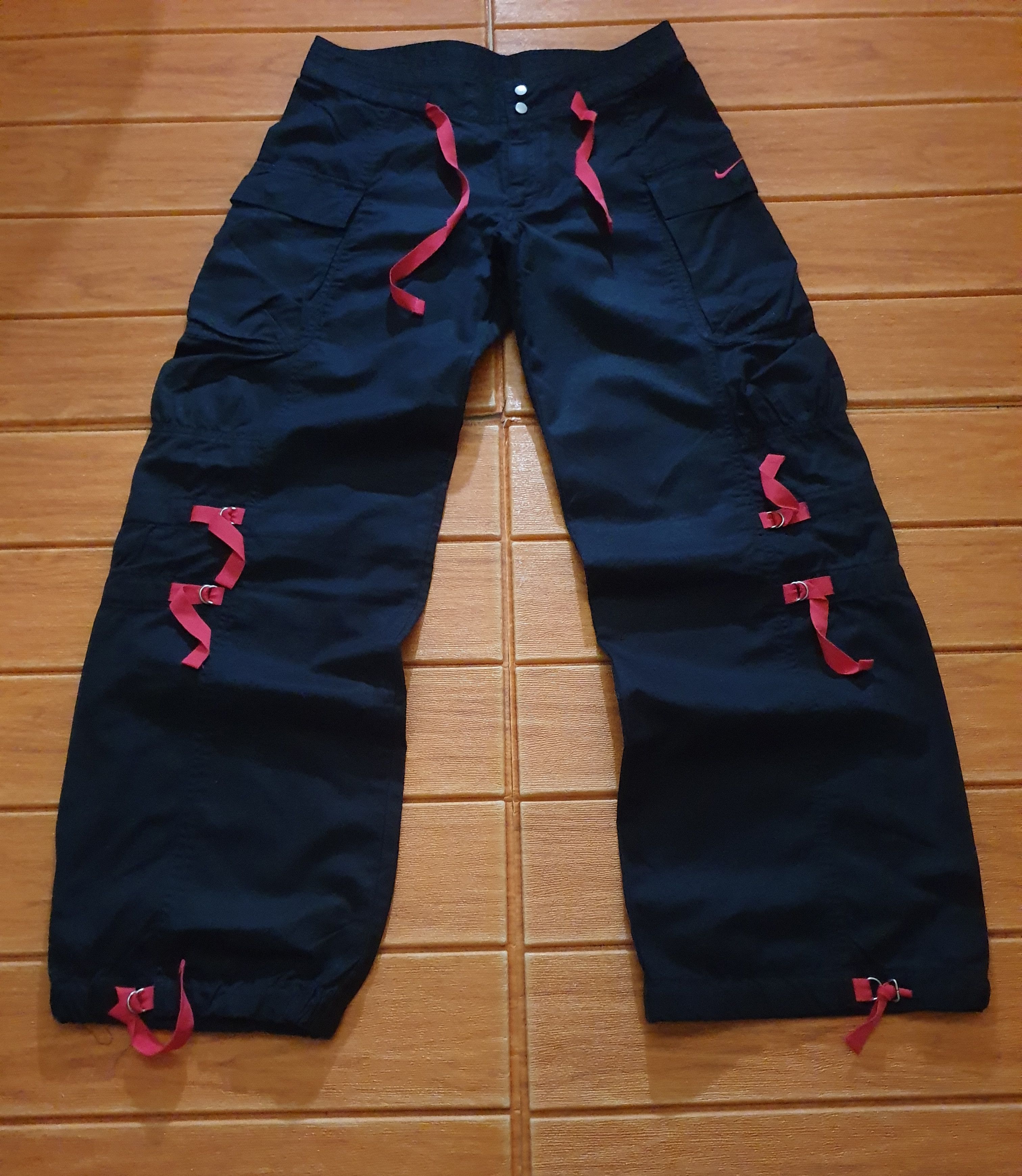 Nike Nike Black pink drawstring pant Size 30" / US 8 / IT 44 - 6 Thumbnail
