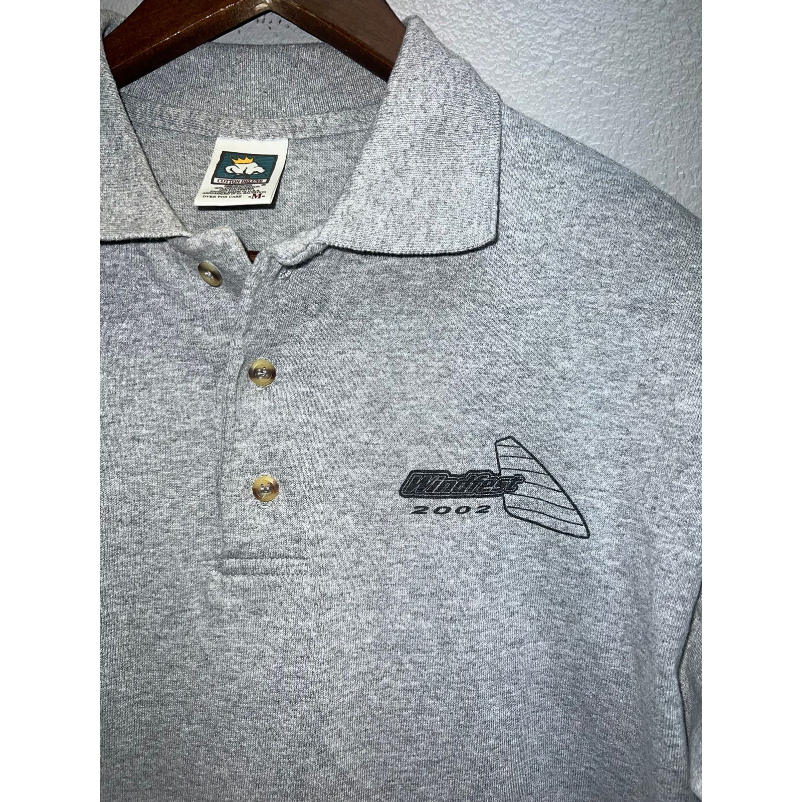 Vintage Vintage Windsailing Shirt Polo Short Sleeve Windfest 2002 M Size US M / EU 48-50 / 2 - 3 Thumbnail