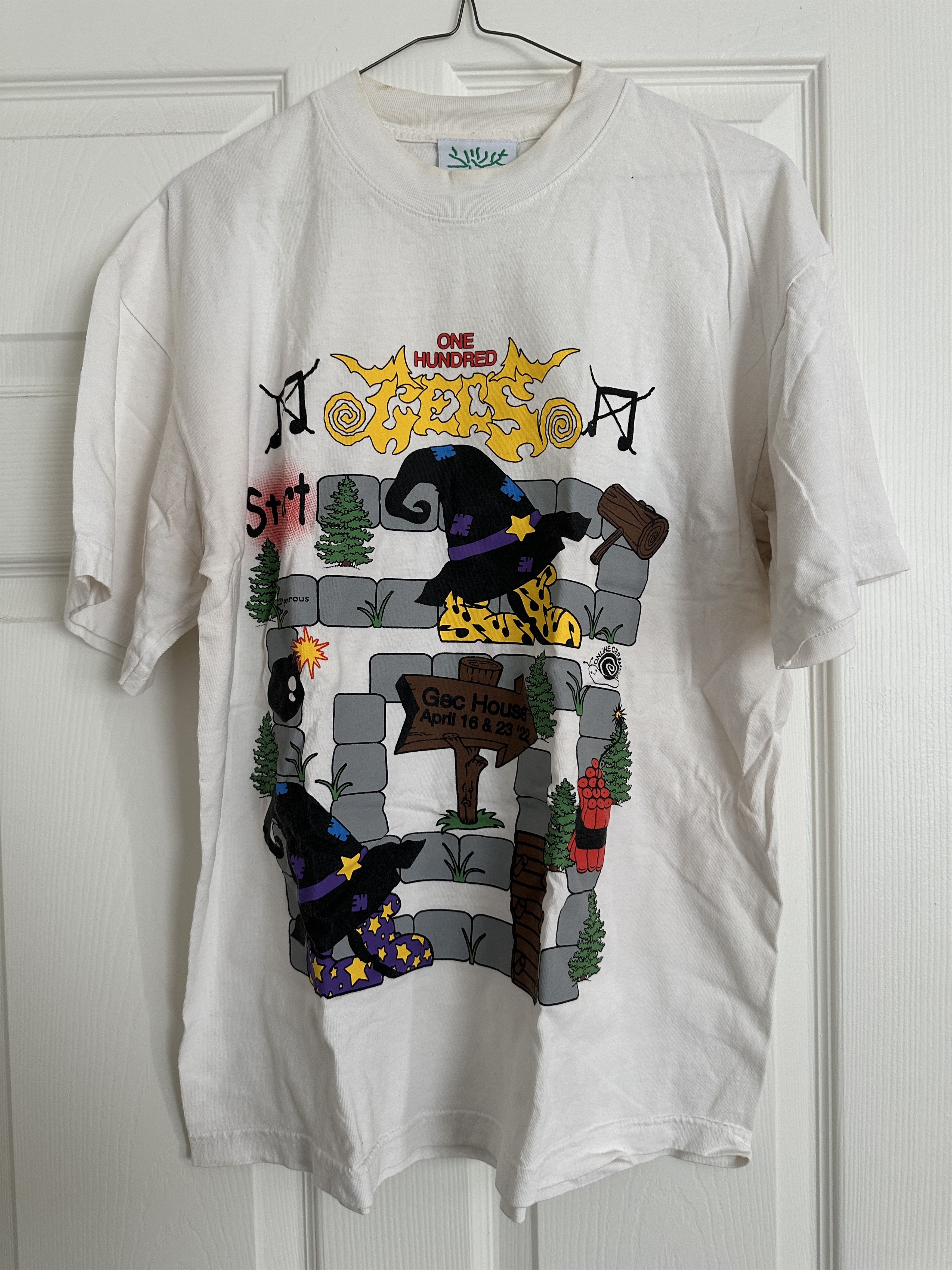 Online Ceramics 100 gecs x Online Ceramics “gec house” t-shirt Size US M / EU 48-50 / 2 - 1 Thumbnail