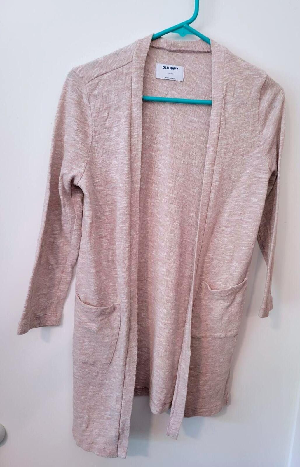 Old Navy Old Navy Women's Long Pink Cardigan Sweater Size L (10-12) Size L / US 10 / IT 46 - 1 Thumbnail