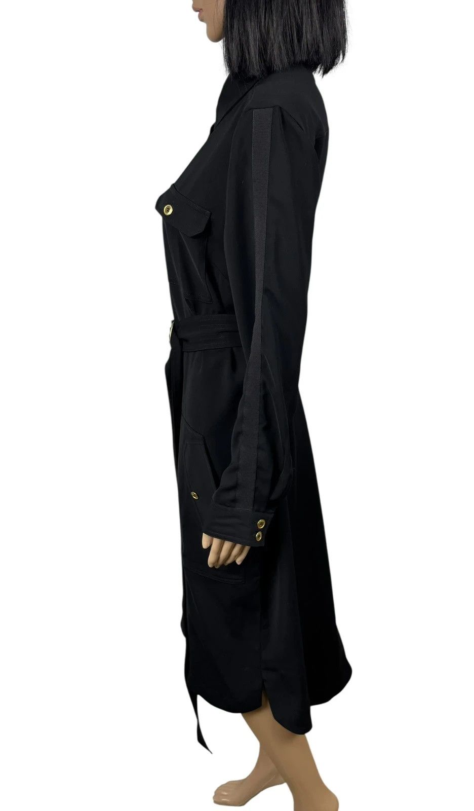 ME+EM ME + EM Shirt Dress Belted Polyester size 12 Size M / US 6-8 / IT 42-44 - 5 Thumbnail