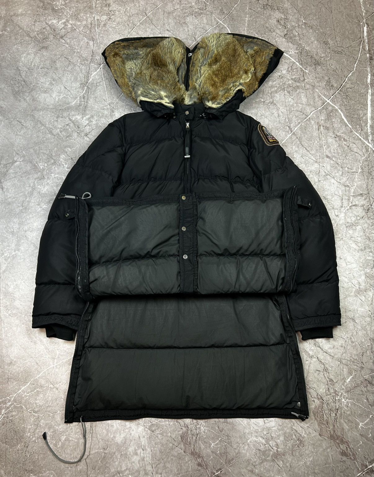 Parajumpers Parajumpers Puffer Down Jacket Super Lightweight Beige Logo Size L / US 10 / IT 46 - 2 Thumbnail