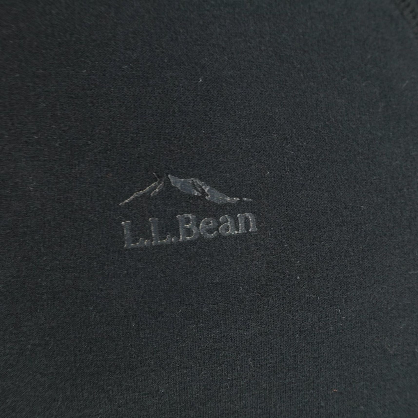 Vintage LL Bean Hoodie Mens Medium Black Pullover Sweatshirt Hooded Pockets Stretch Outdoor 90s? (adjust missing decade) Size US M / EU 48-50 / 2 - 3 Thumbnail